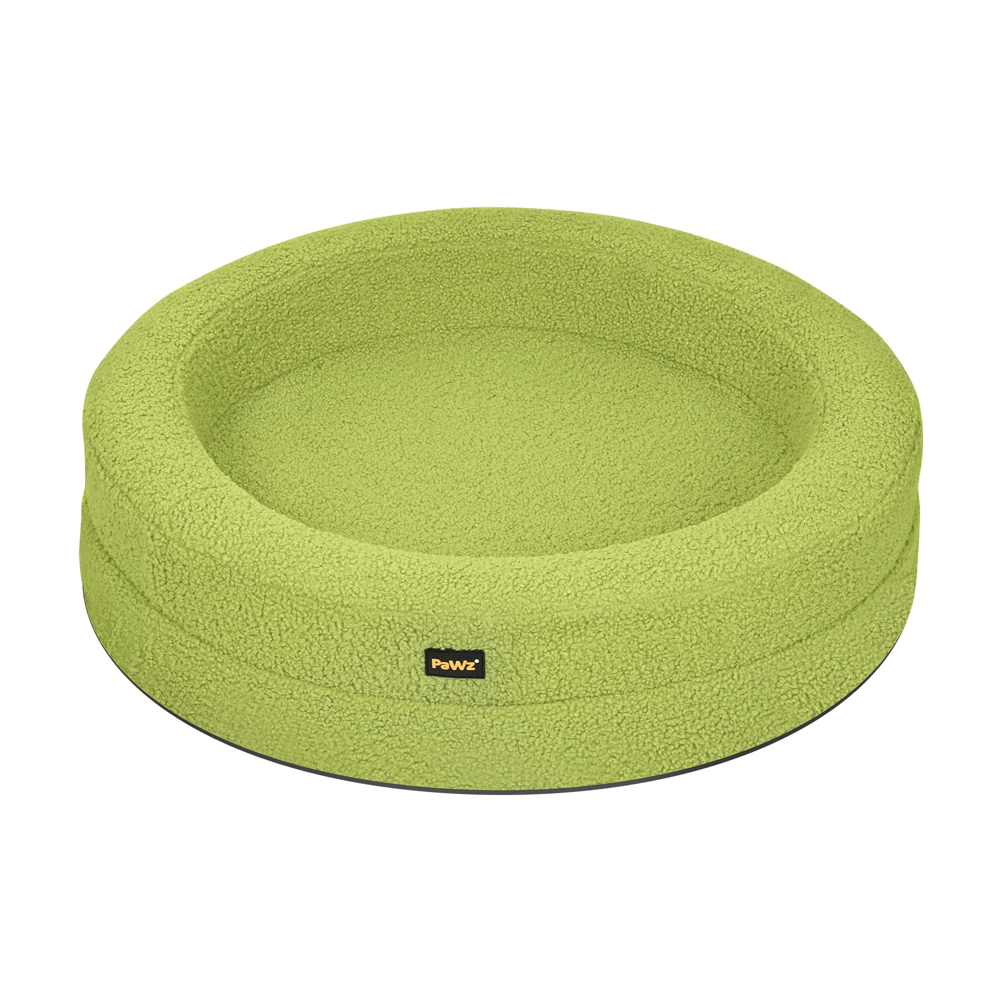 1 Pawz Washable Round Pet Bed  XXL - Green, 1 of 9
