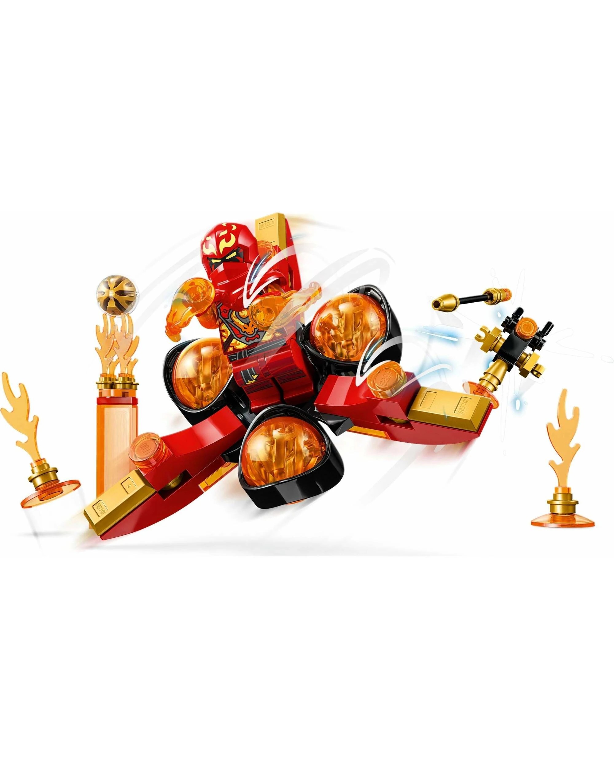 2 LEGO Ninjago Series 71777 Kai's Dragon Power Spinjitzu Flip, 2 of 5