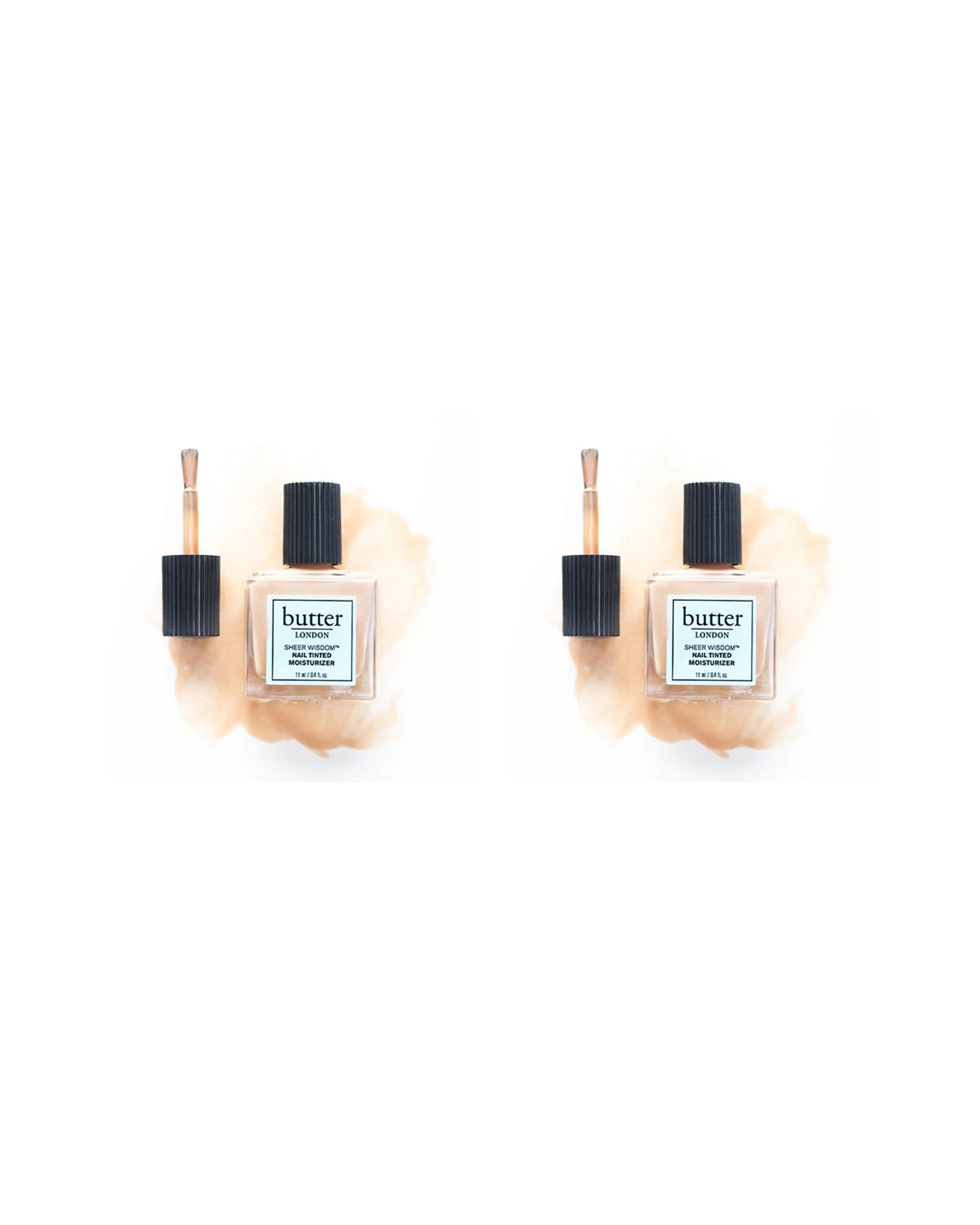 1 Butter London 2Pk Sheer Wisdom Nail Tinted Moisturizer Medium 11Ml - Natural, 1 of 3