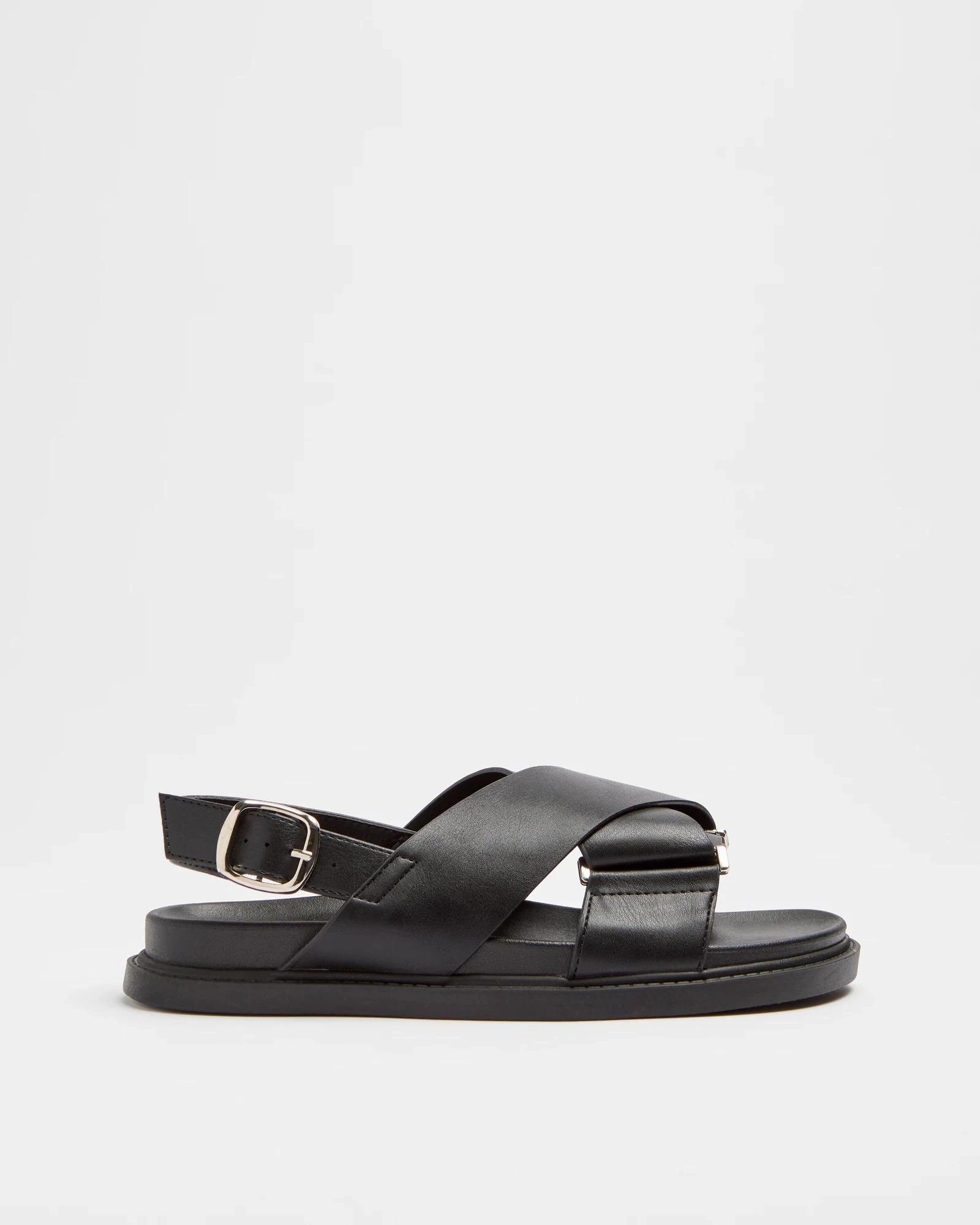 1 Target Womens Crossover Moulded Sandal - Maria BLACK, 1 of 3