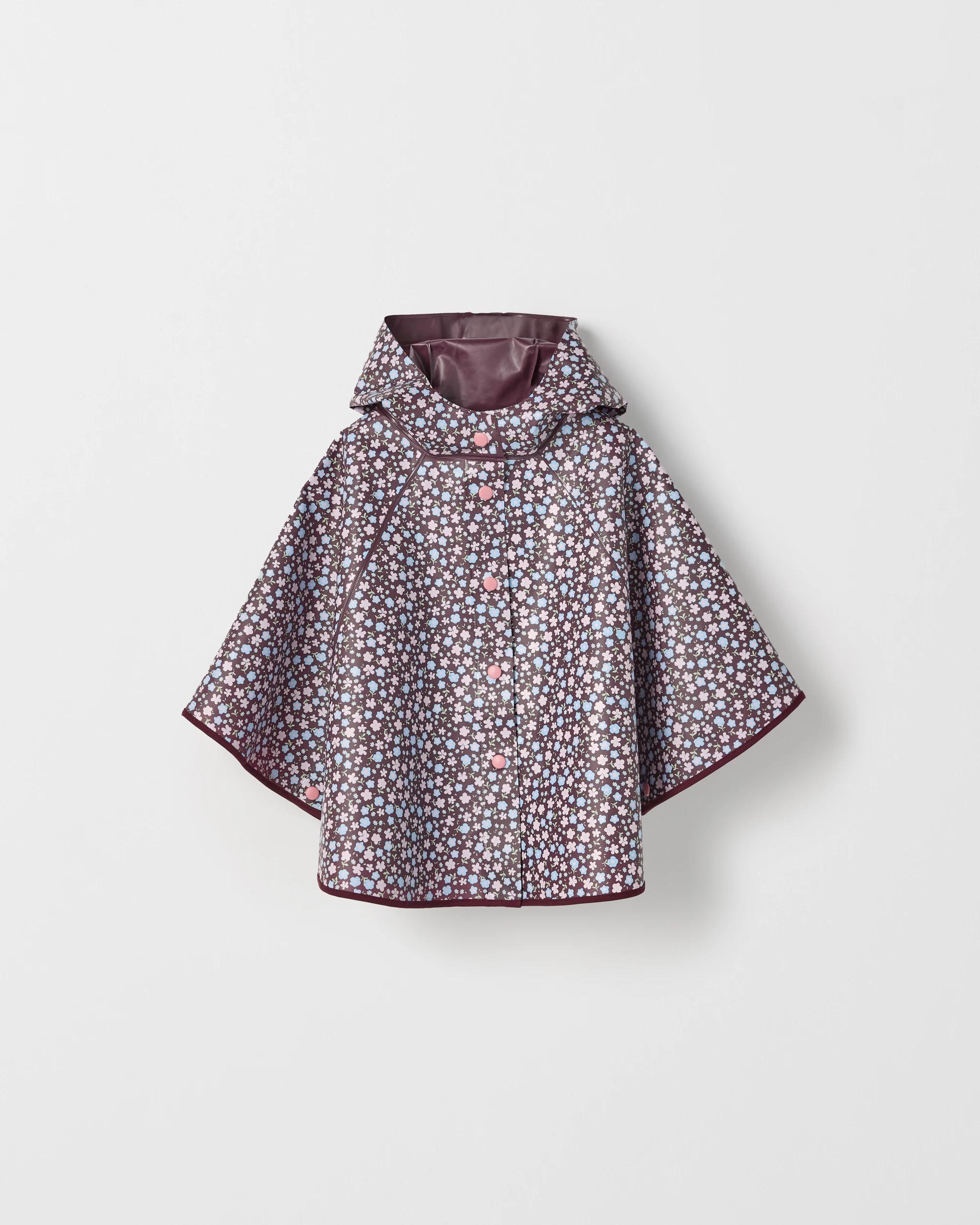 1 Target Kids Ditsy Flower Raincoat PURPLE, 1 of 1