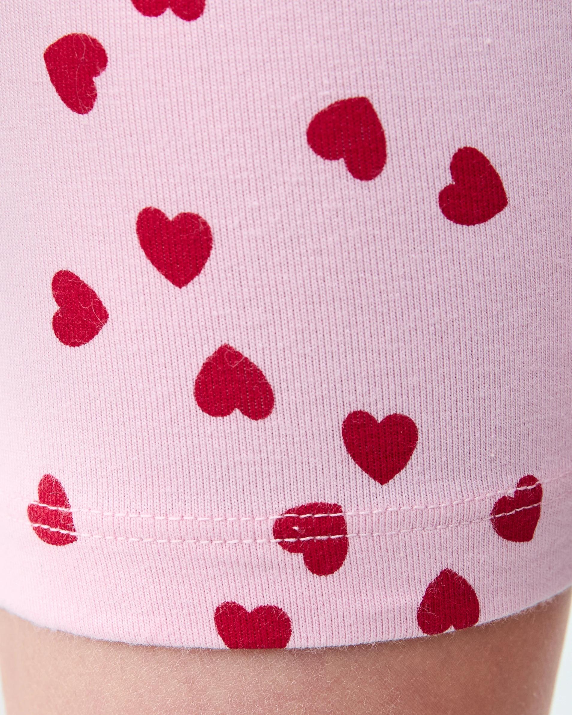 4 Printed Bike Shorts Pnk Hearts, 4 of 6