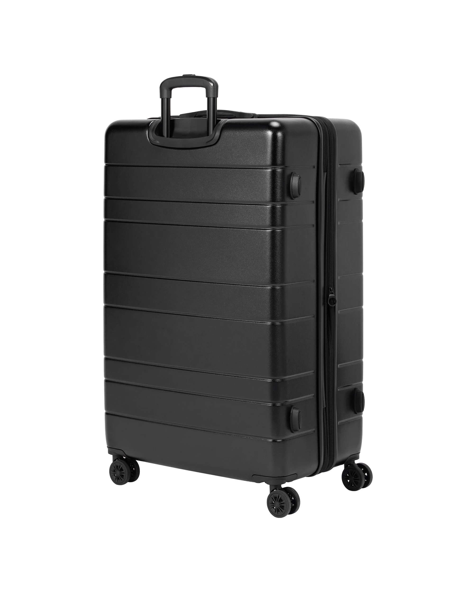 2 79cm Extra Large Hard Case Luggage - Black, 2 of 8
