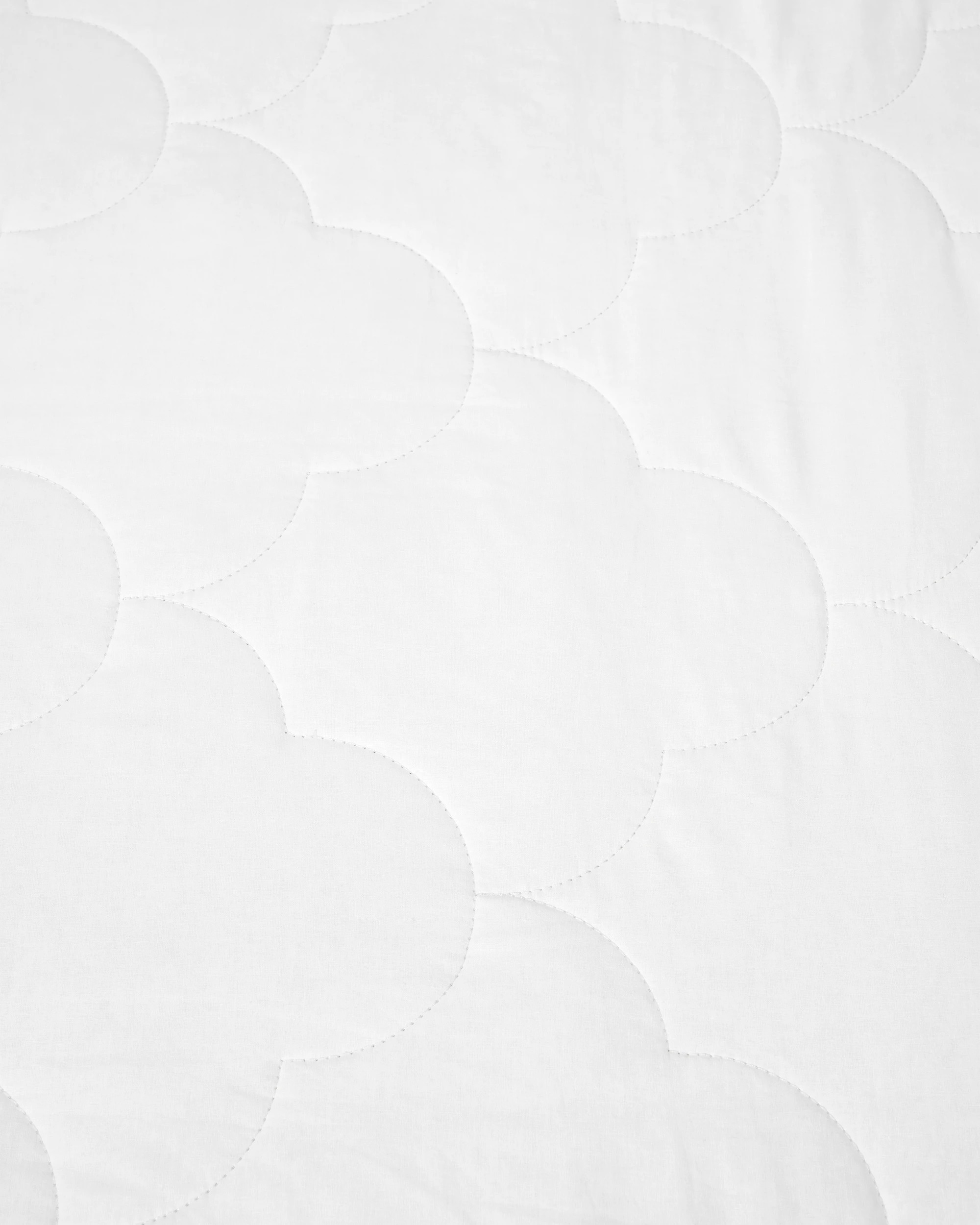 3 Low Warmth Summer Cotton Quilt - Double Bed, White, 3 of 4