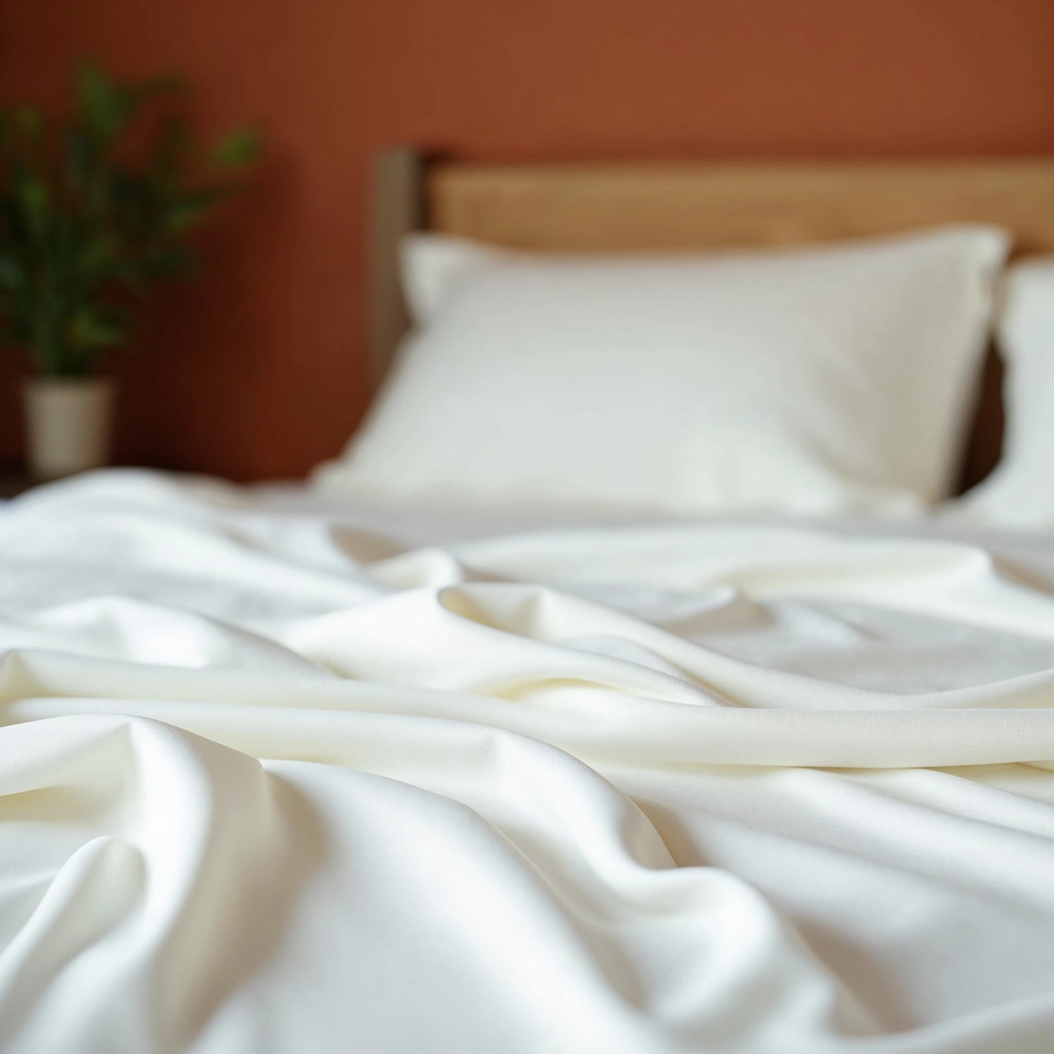 4 Royal Comfort Bamboo Blended Sheet & Pillowcases Set 1000TC Ultra Soft Bedding - Double Bed - White - Double Bed - White, 4 of 4