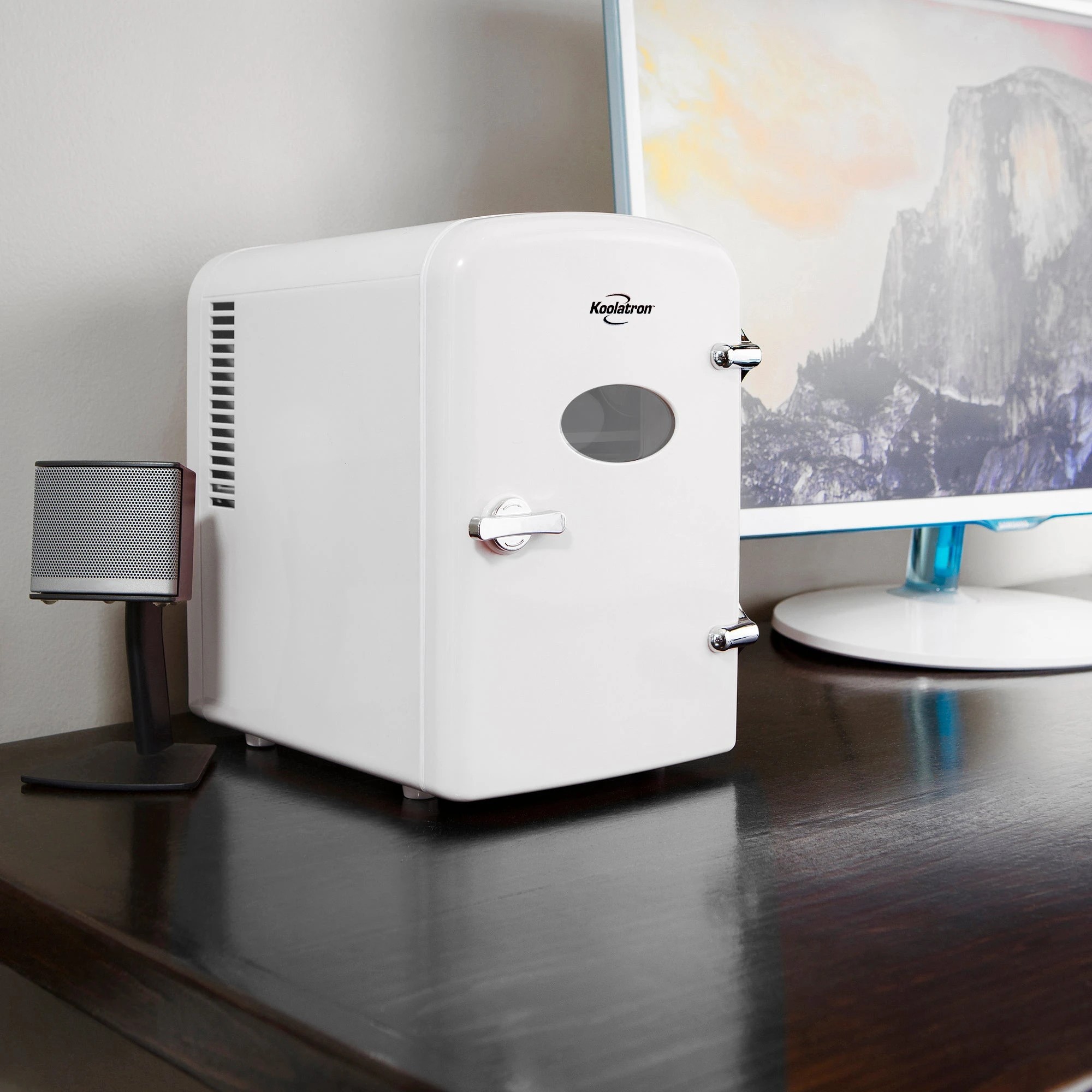 2 Koolatron 4L Retro Portable Mini Fridge - White, 2 of 7