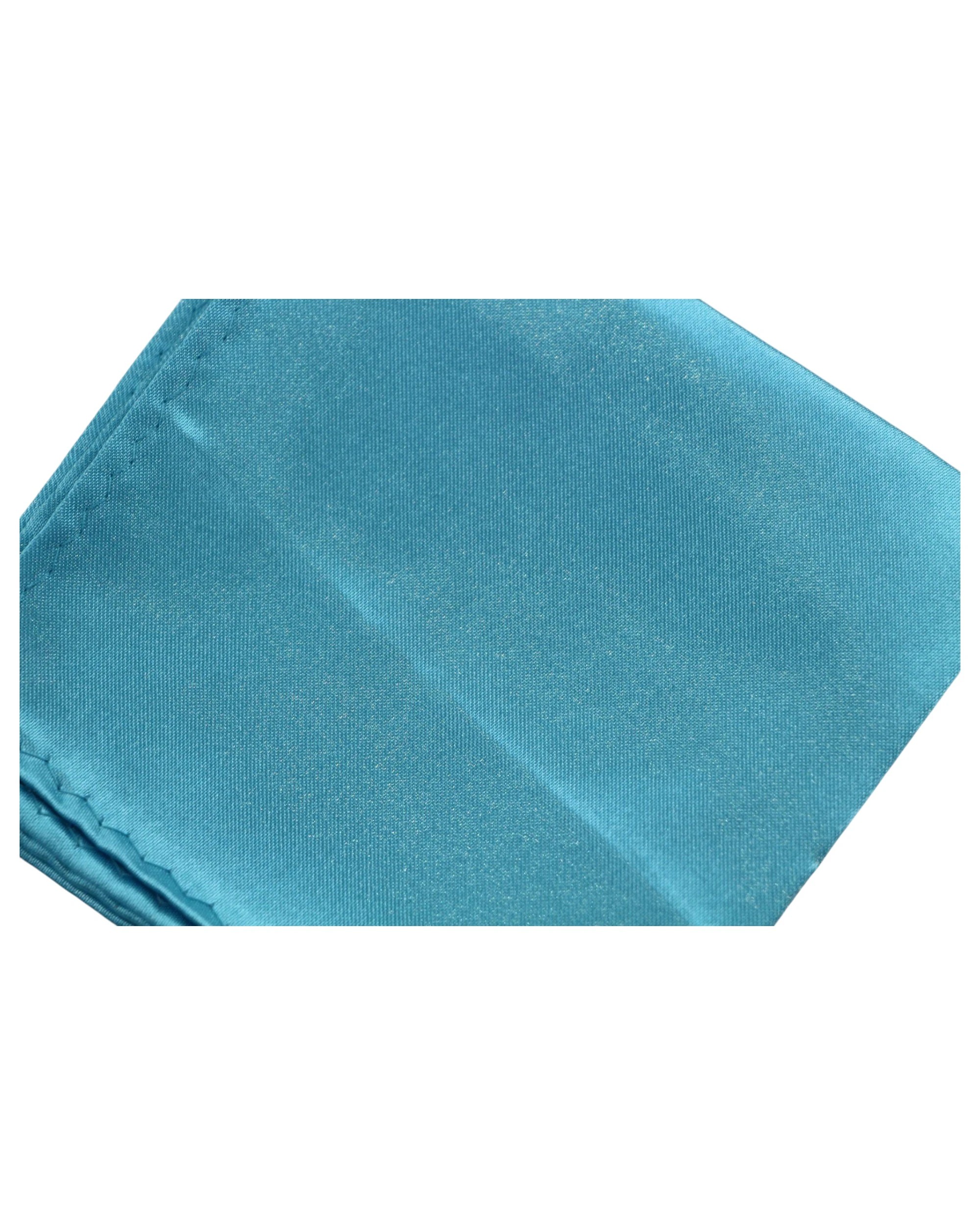 2 Zasel Mens Pocket Square - Blue - Blue, 2 of 3