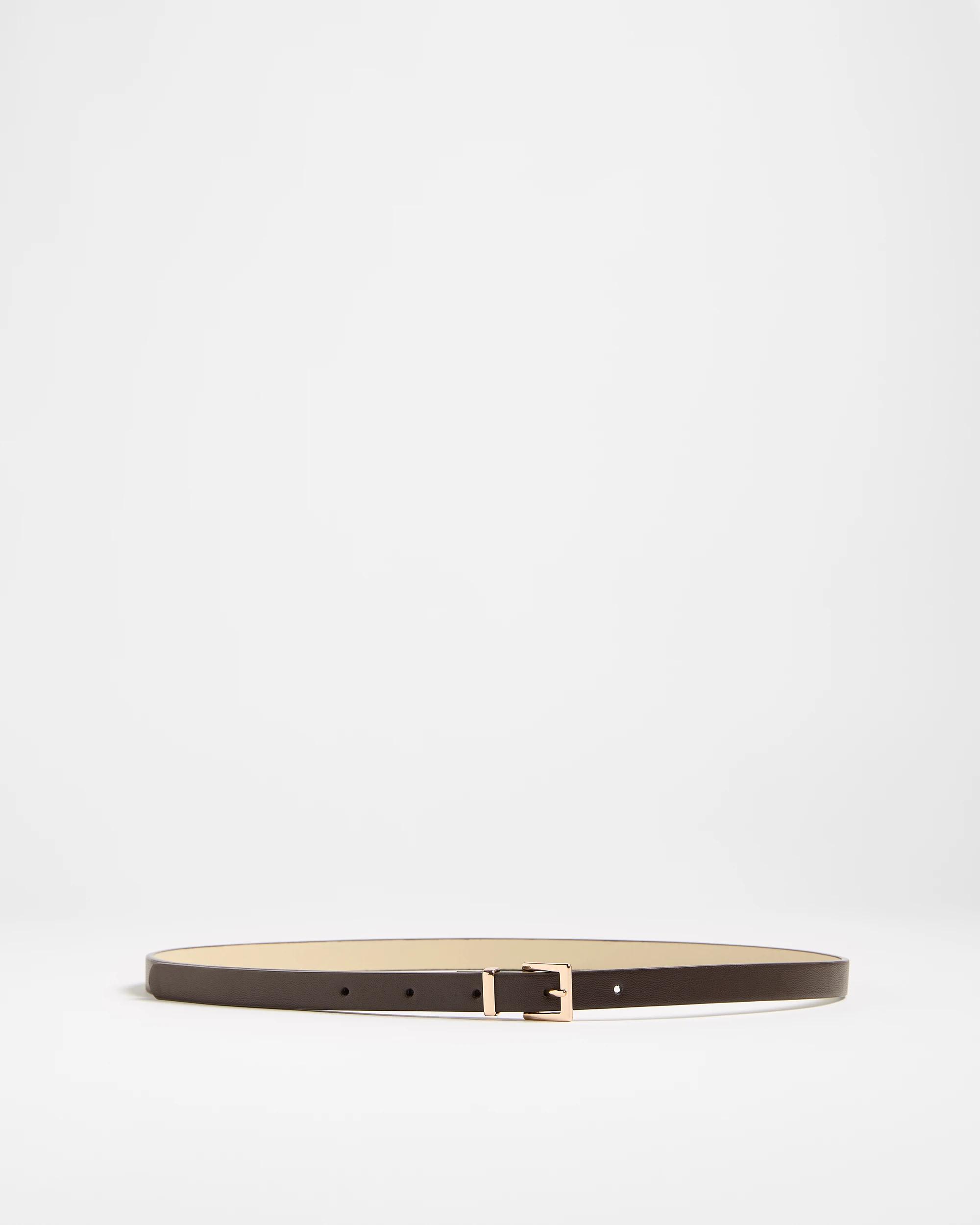 3 Target 2 Pack Skinny Belts CHOCOLATE/TAN, 3 of 4