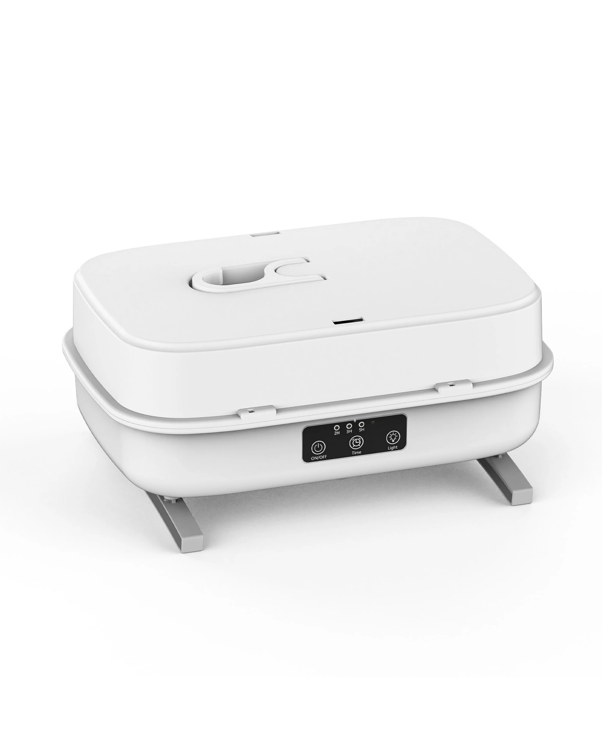 5 Advwin Portable Clothes Dryer with Timer Foldable for Home Hotel RV Travel - White, 5 of 6