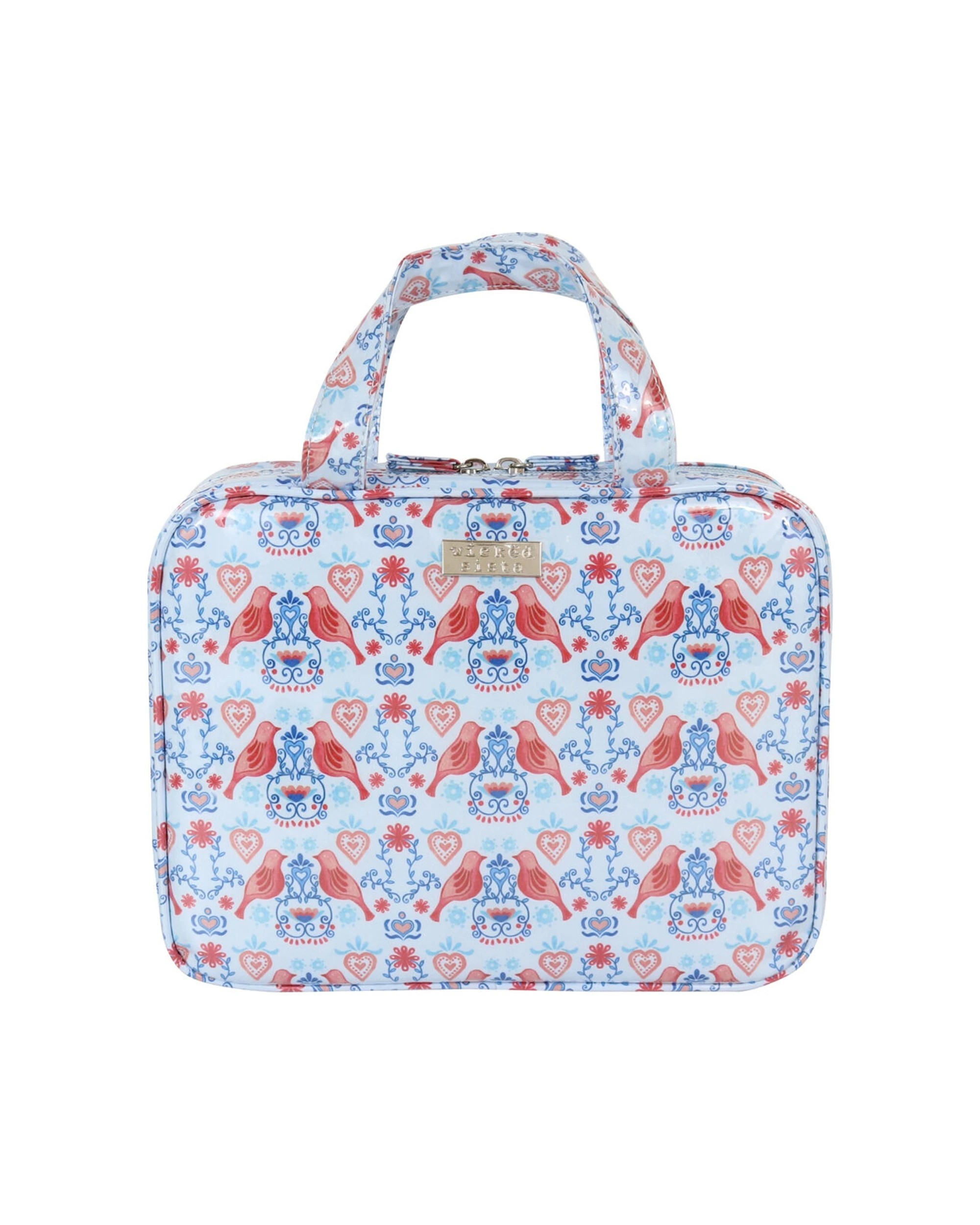 1 Wicked Sista Love Birds Large Hold All Womens Cosmetic Bag 29x7cm - Pattern, 1 of 1