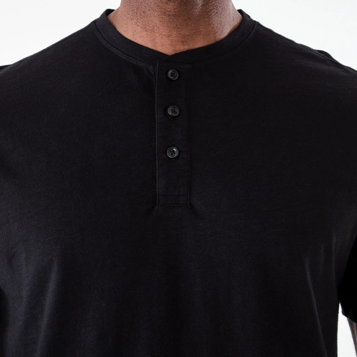 6 Henley T-shirt BLACK, 6 of 6