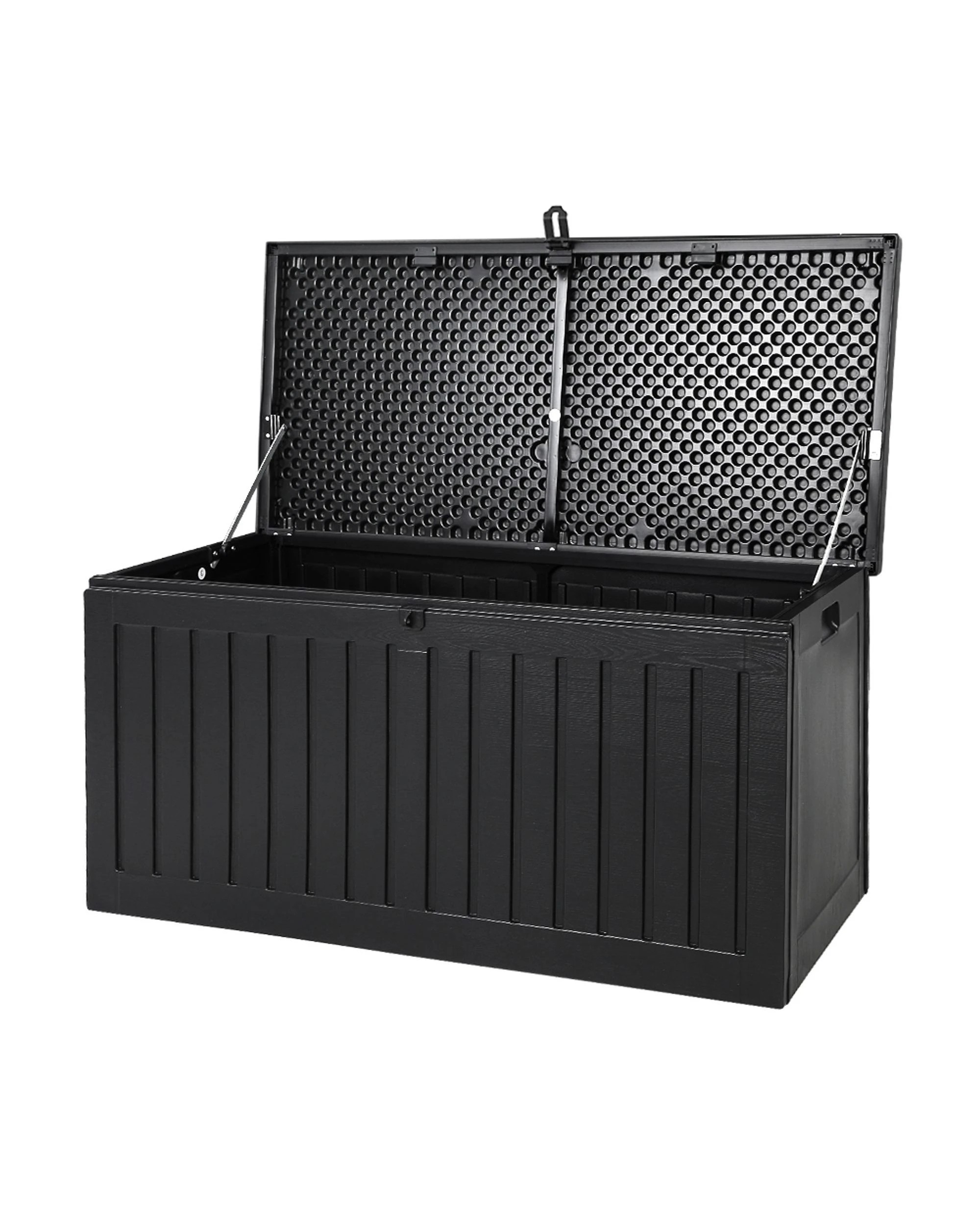 1 Gardeon Outdoor Storage Box 270L Container - Black, 1 of 8