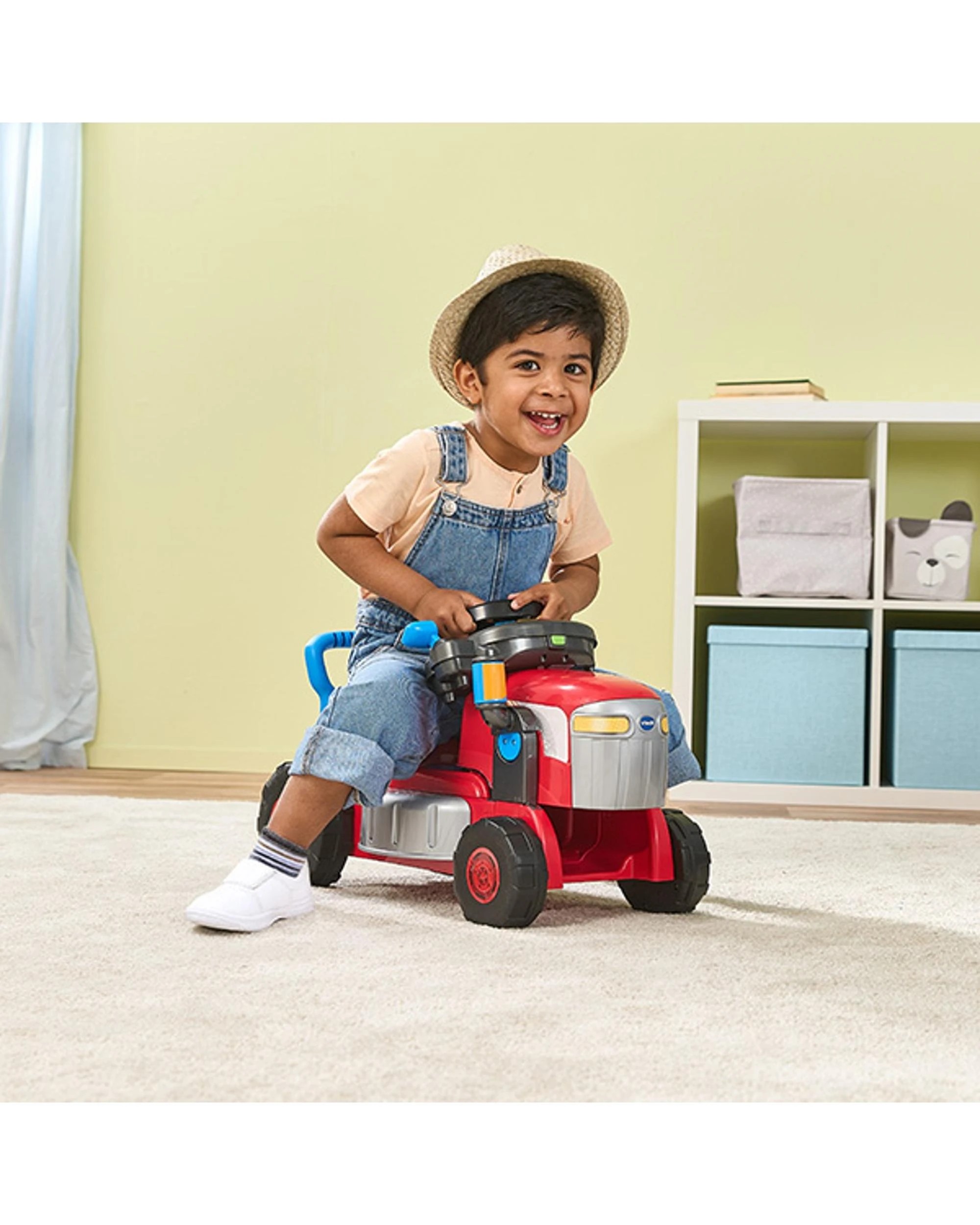 4 VTech 3-in-1 Mow and Grow Tractor - Red, 4 of 4