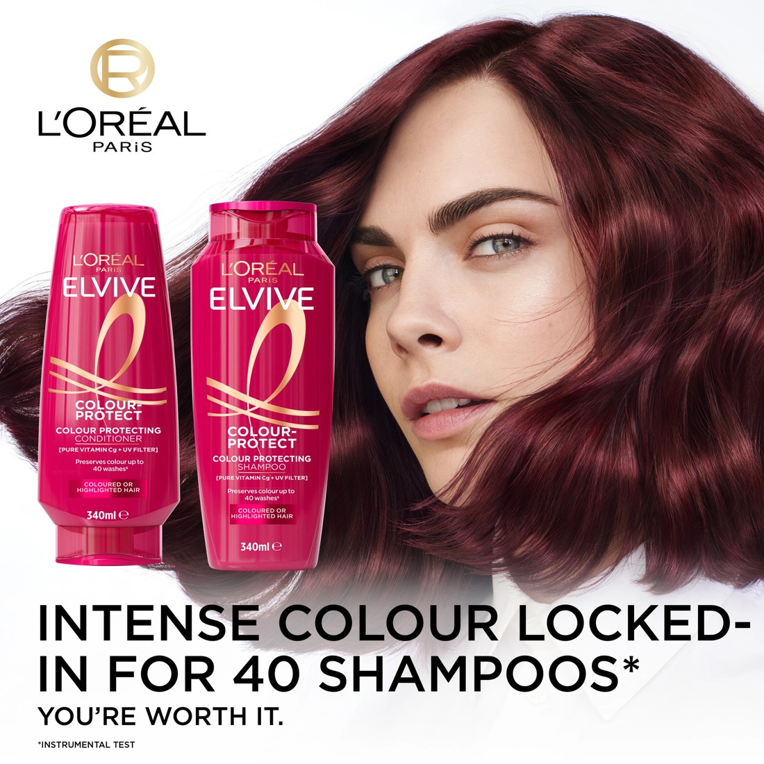 3 L'Oreal Paris Elvive Colour Protect Shampoo 340ml - Pure Vitamin Cg and UV Filter, 3 of 5