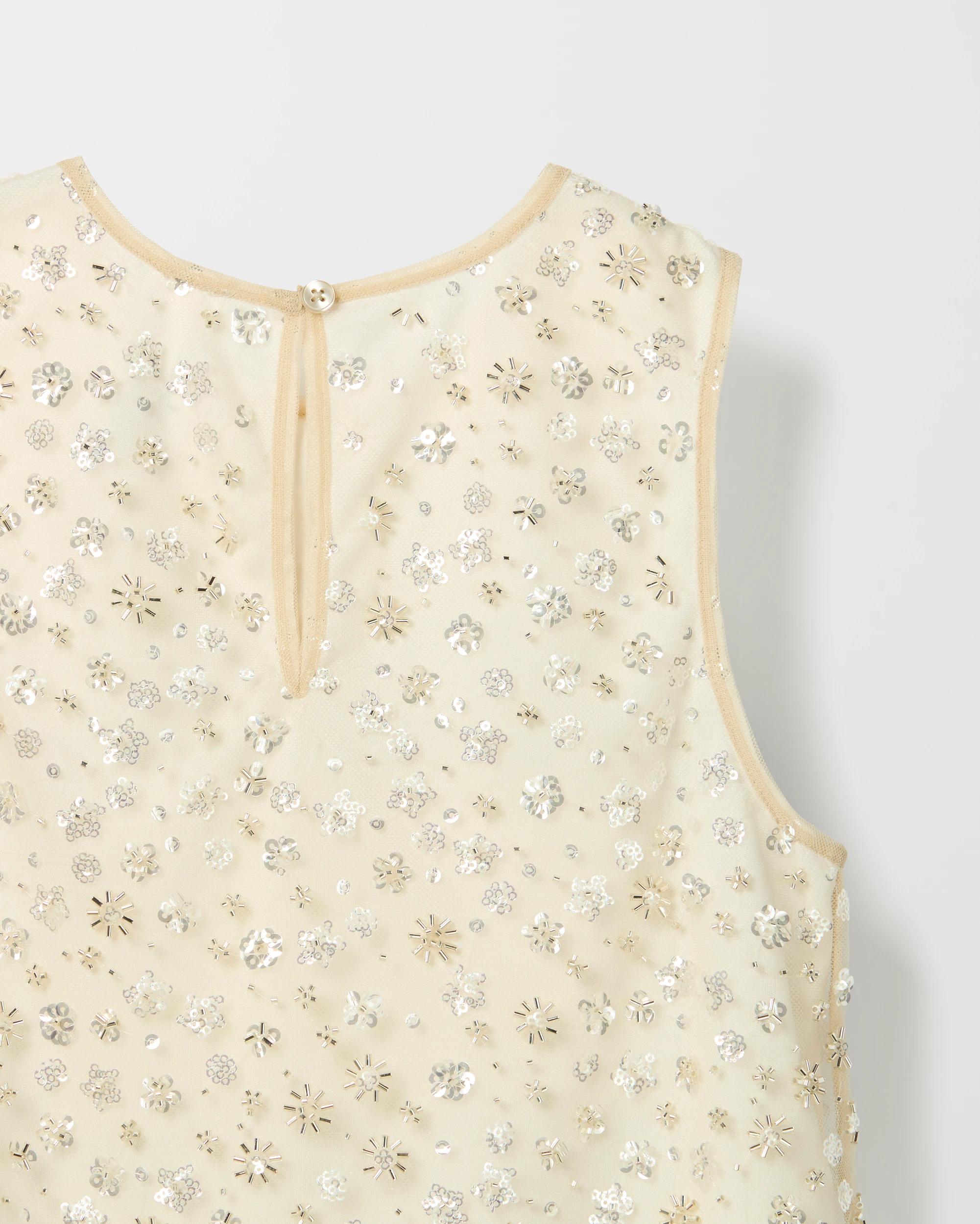 5 Target Beaded Top CREAM, 5 of 5