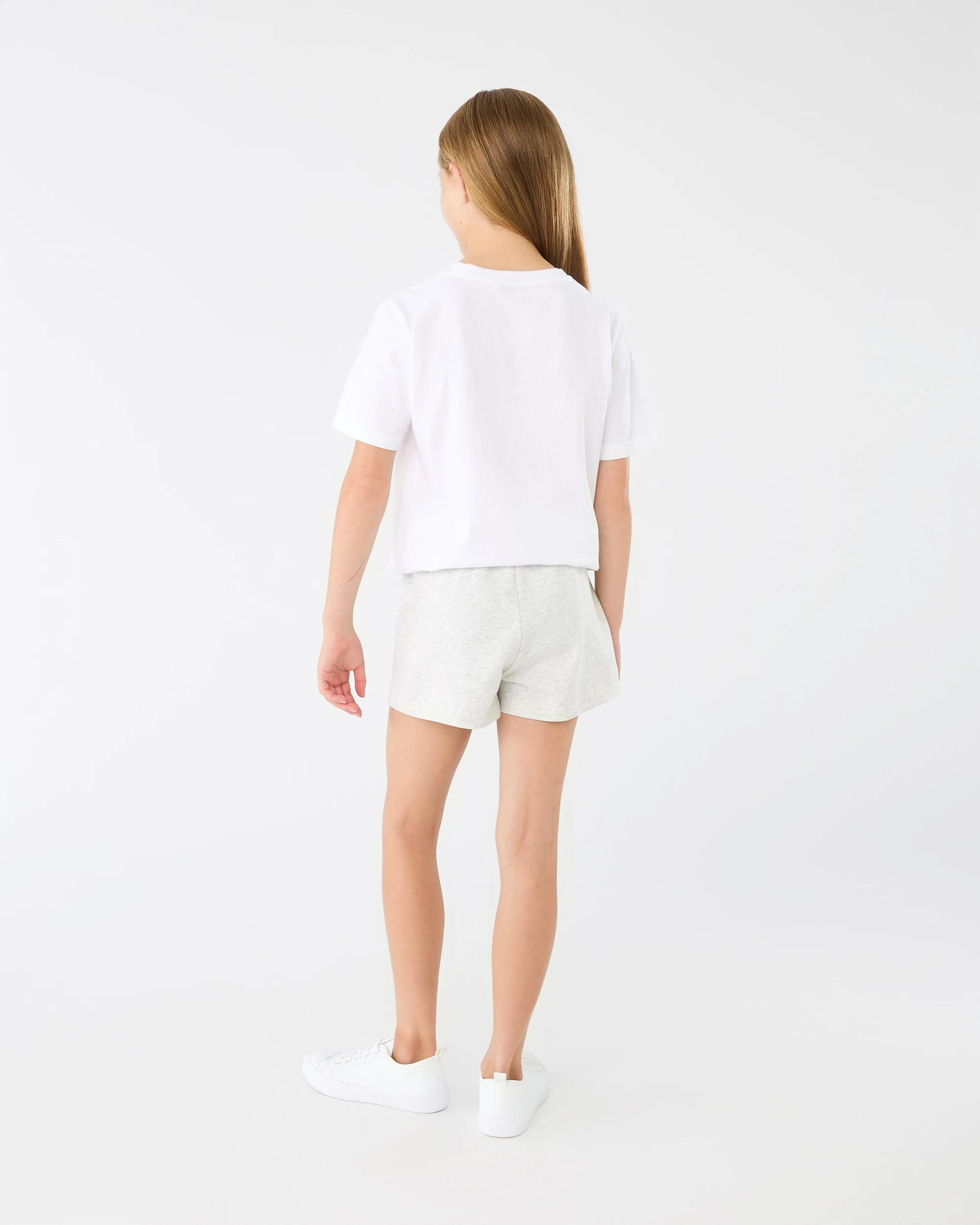 6 French Terry Shorts WHITE MARLE, 6 of 6