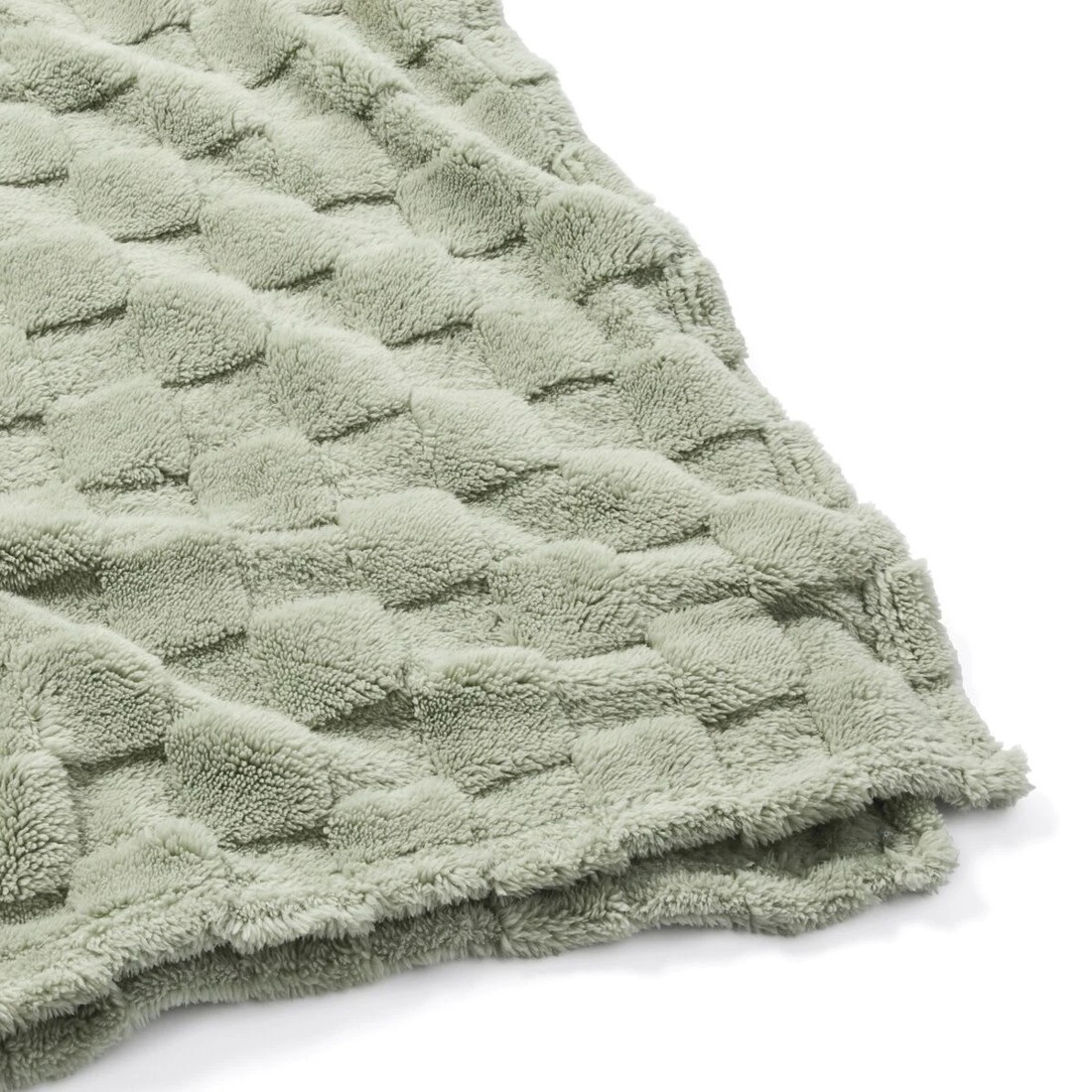 5 Soft Check Throw - Seagrass, 5 of 6