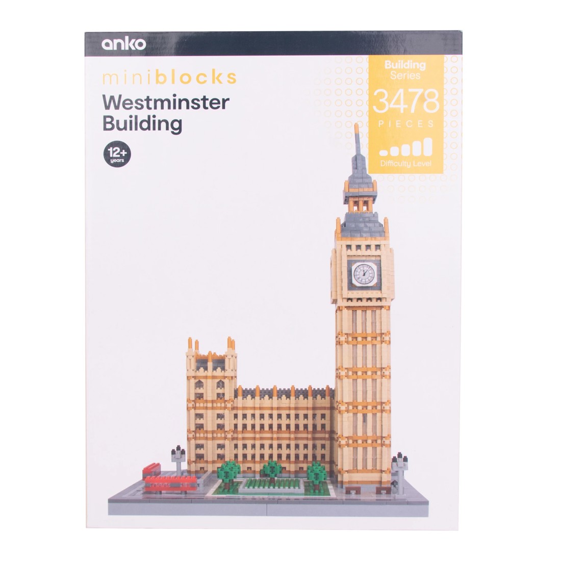 1 3478 Piece Mini Blocks Building Series: Westminster Building, 1 of 8