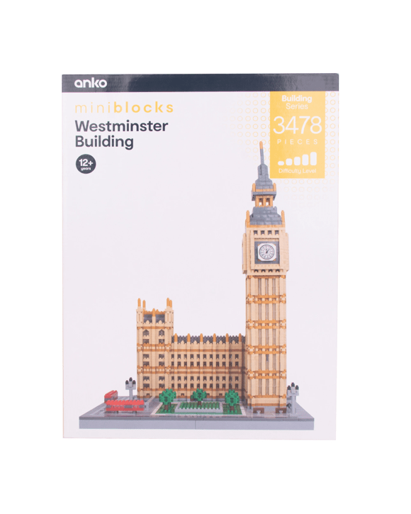 3478 Piece Mini Blocks Building Series: Westminster Building