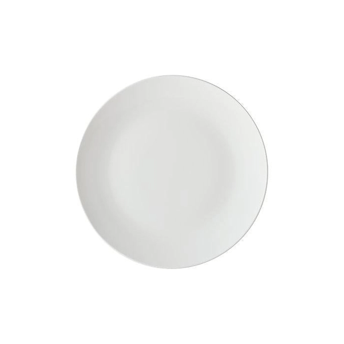 1 Maxwell & Williams Basics 23cm Porcelain Coupe Entree Plate Dinnerware
 - White, 1 of 3