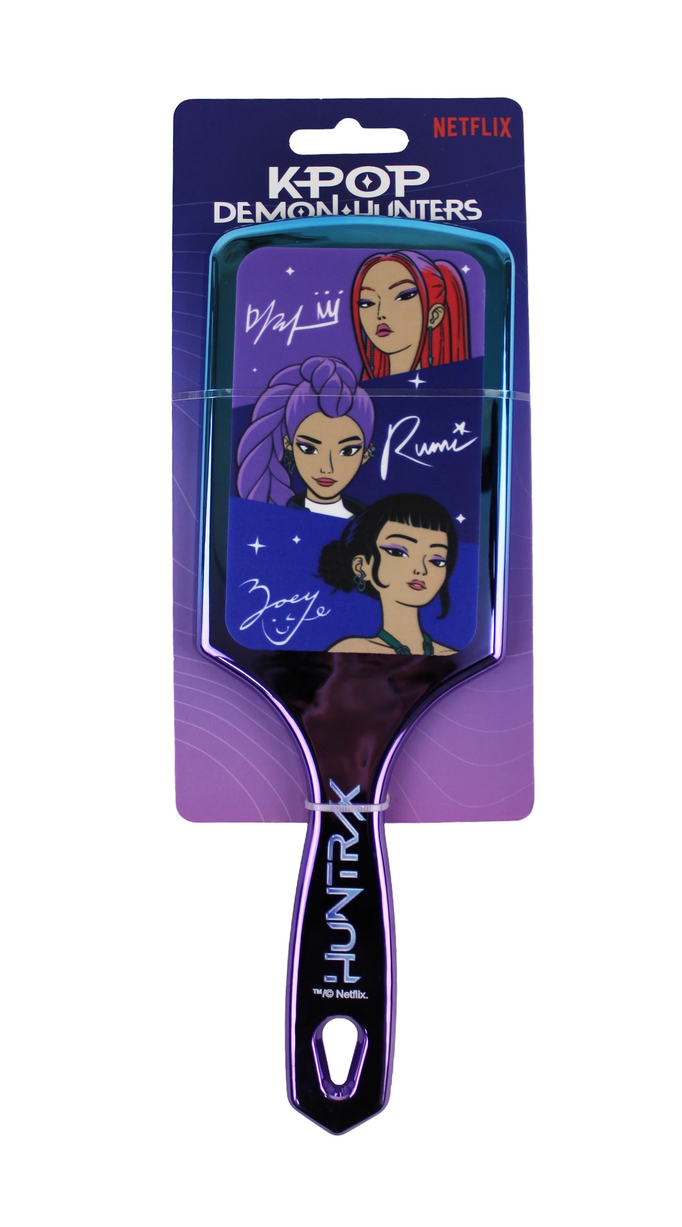 1 KPop Demon Hunters Huntrix Hairbrush, 1 of 4