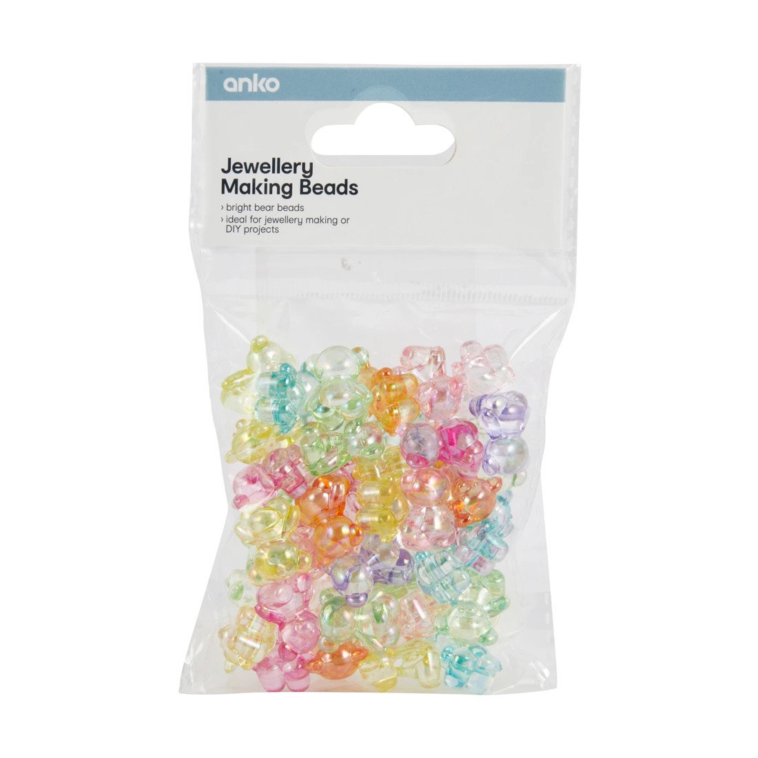 1 Jewellery Making Beads - Bear, 1 of 2