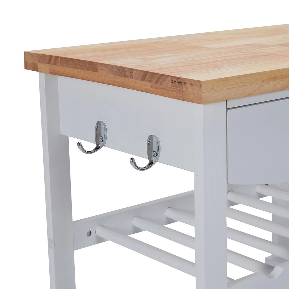 6 White Kitchen Trolley, 6 of 10