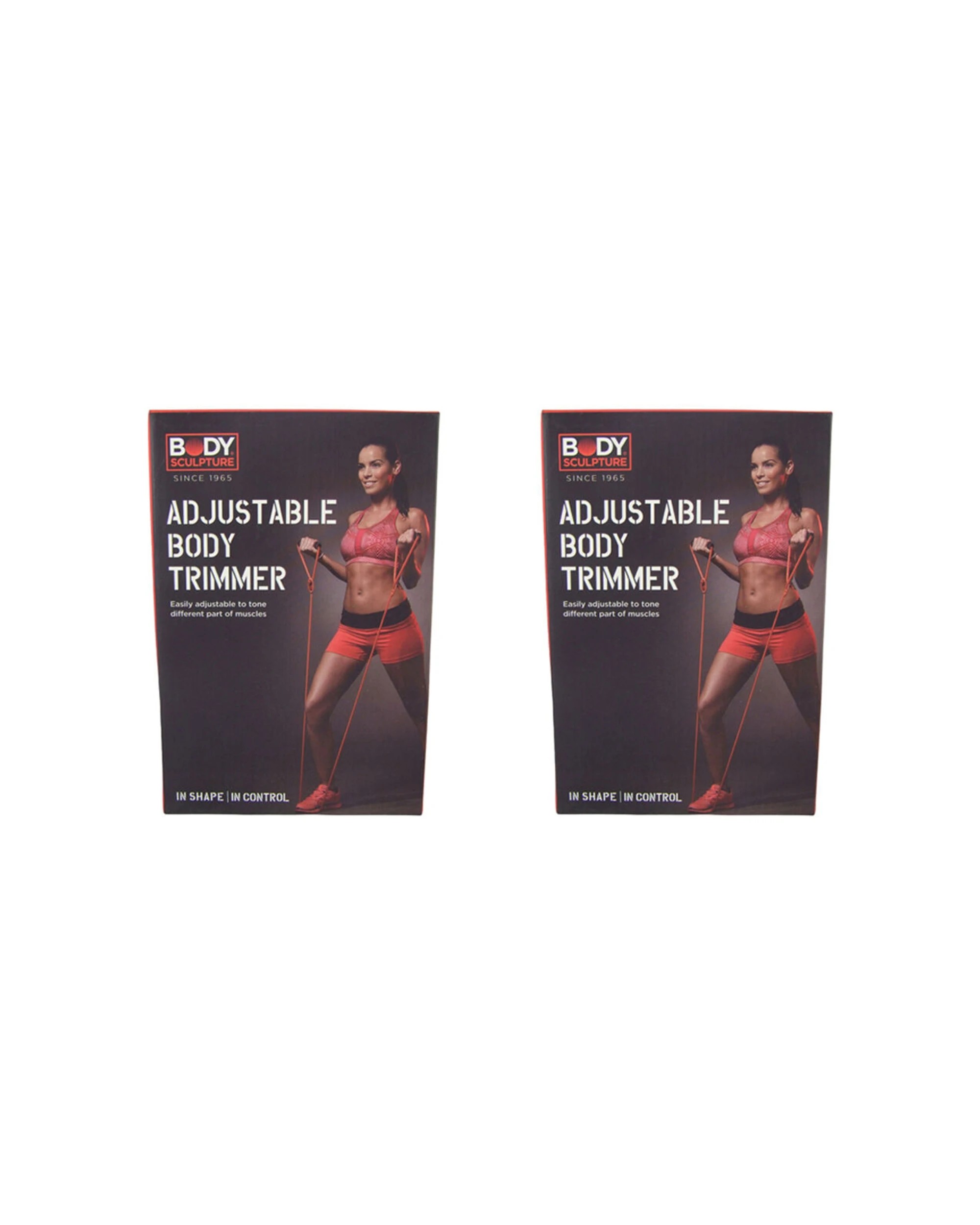 1 Body Sculpture Adjustable Trimmer Exercise Band 2 Pack Foam Padded Handles - Multi, 1 of 2