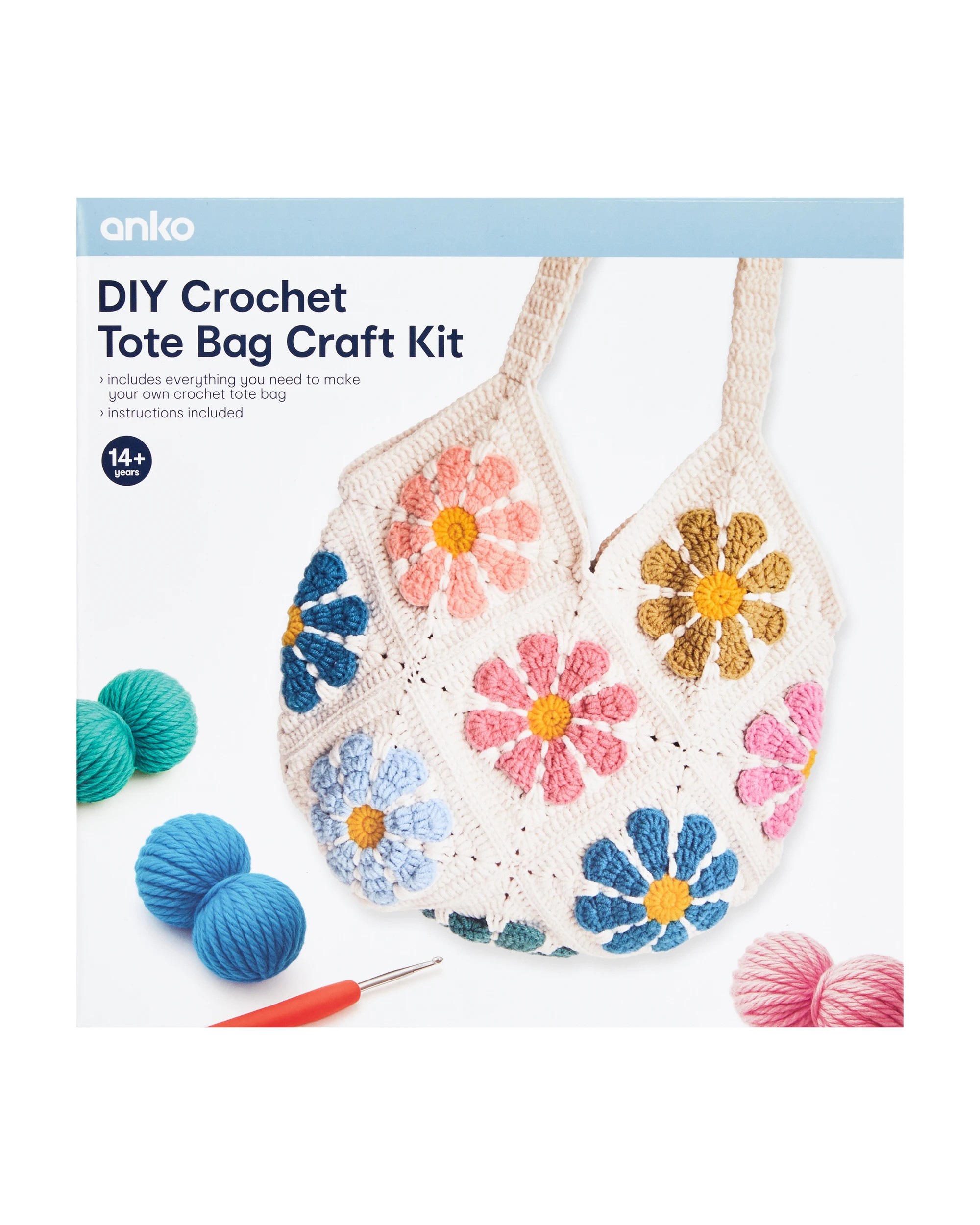 1 DIY Crochet Tote Bag Craft Kit, 1 of 3