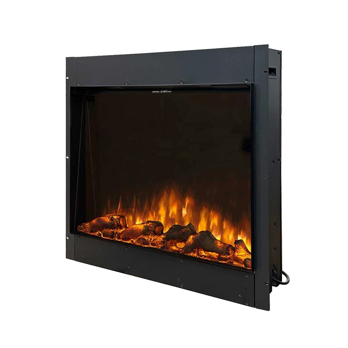 7 Moda Living Aristo 28 inch Electric Fireplace - Frameless - Black, 7 of 10