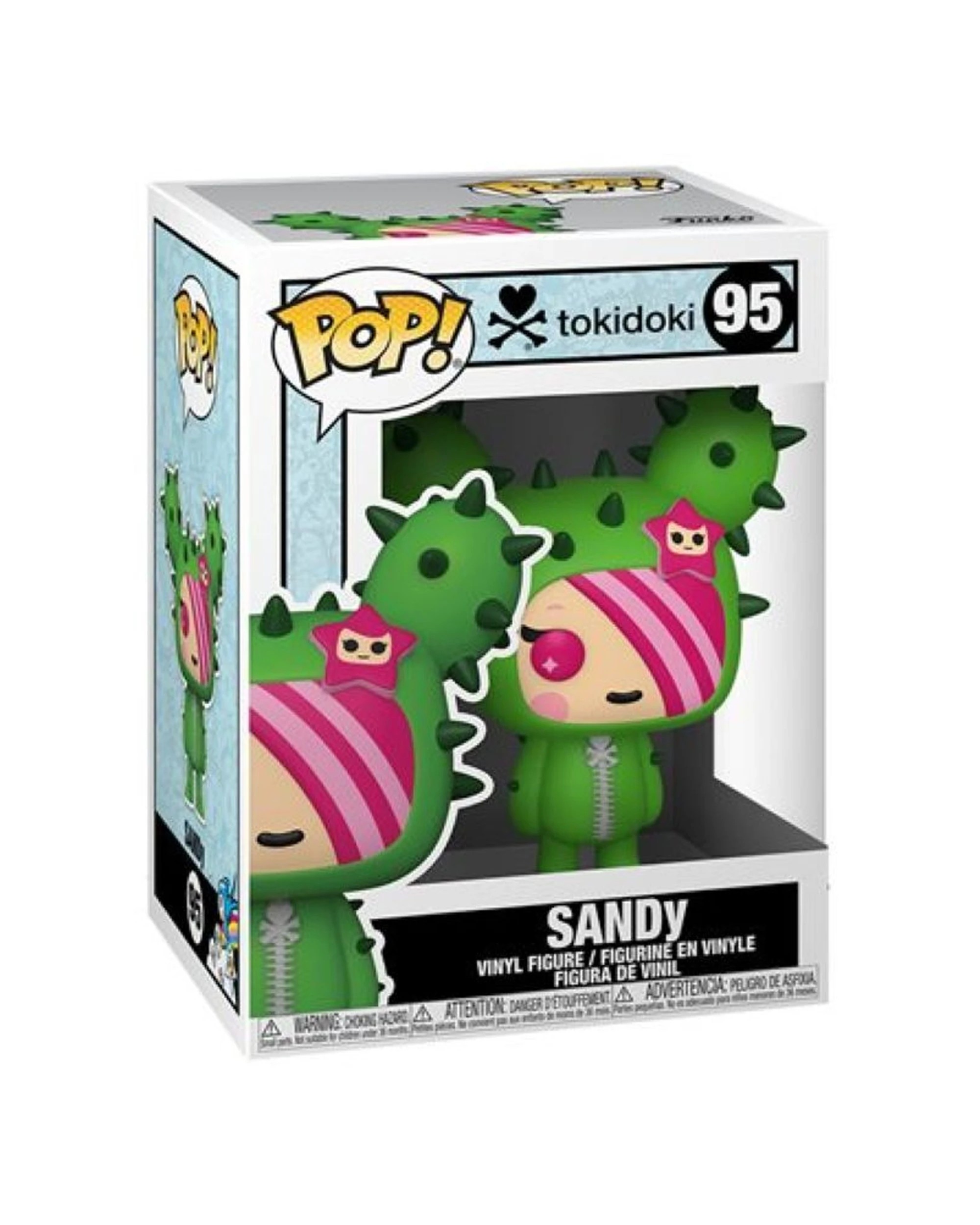 3 Pop Vinyl Figurine Tokidoki - SANDy 10cm Pop Culture Action Figure Collectible - Green, 3 of 3