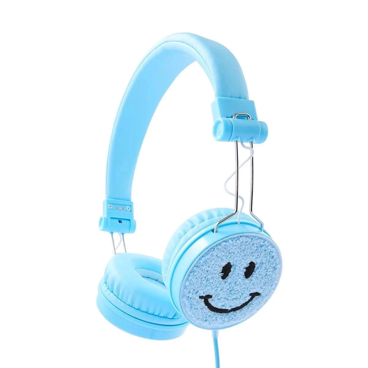 1 Kids Patch Wired Headphones - Blue, 1 of 9