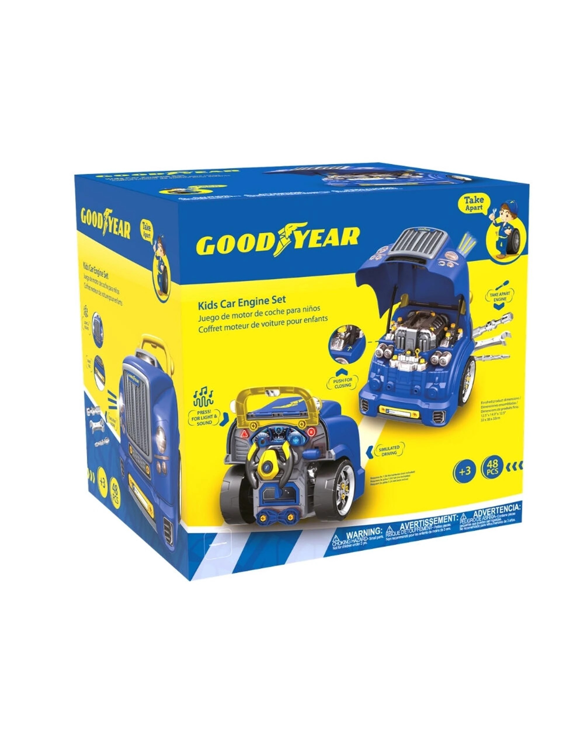 1 Goodyear Kids Car Engine Set, 1 of 5