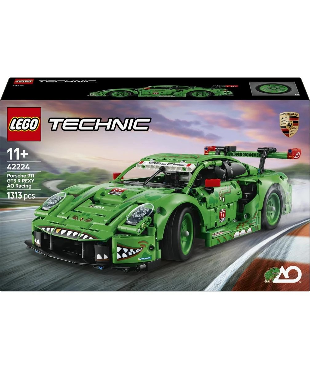 1 LEGO Technic Porsche 911 GT3 R REXY AO Racing Car 42224, 1 of 10