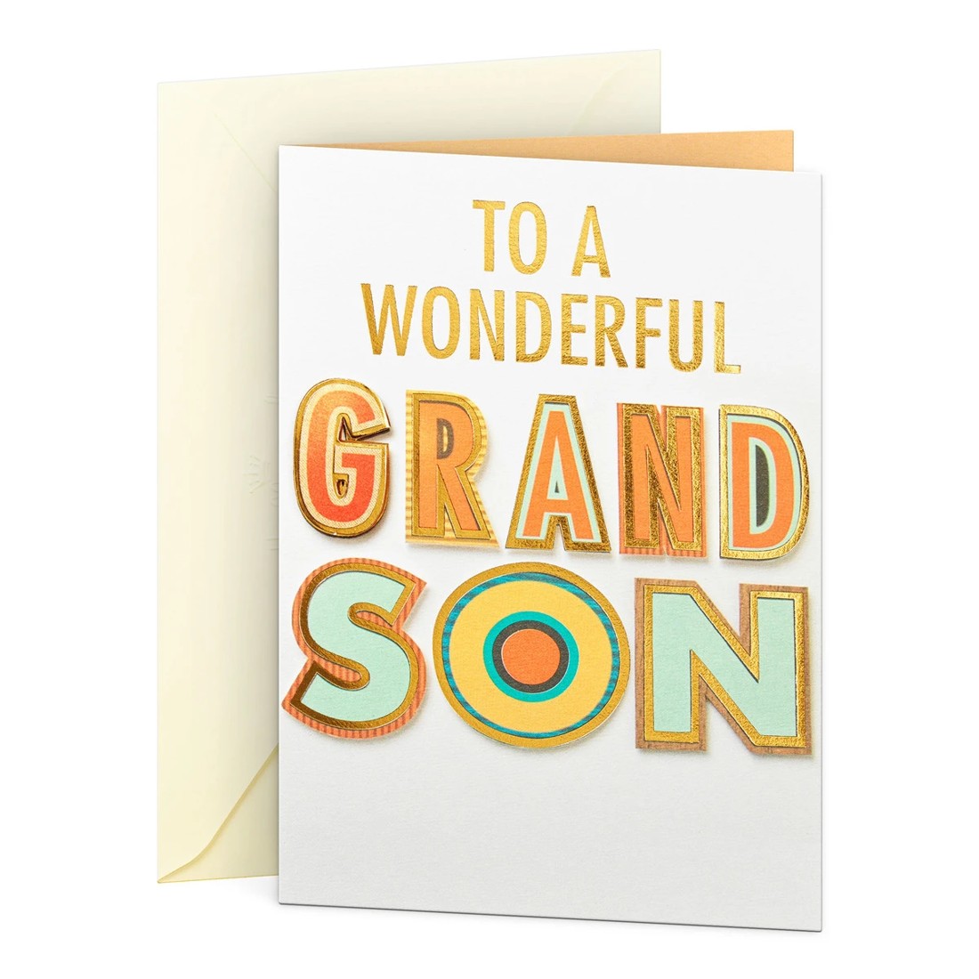 1 Hallmark Wonderful Grandson Birthday Card, 1 of 3