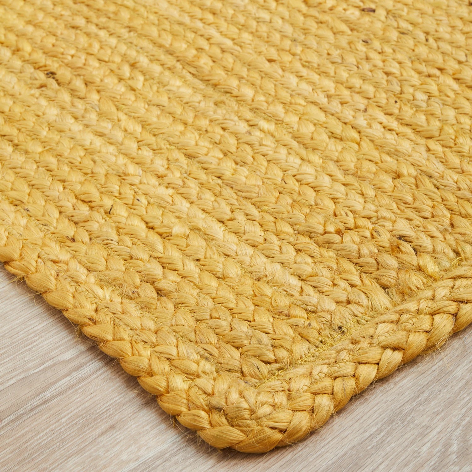 5 Common Ground Rugs Shoreline 400x300cm - Extra Extra Large Hand Braided Jute Floor Rug - Yellow, 5 of 8