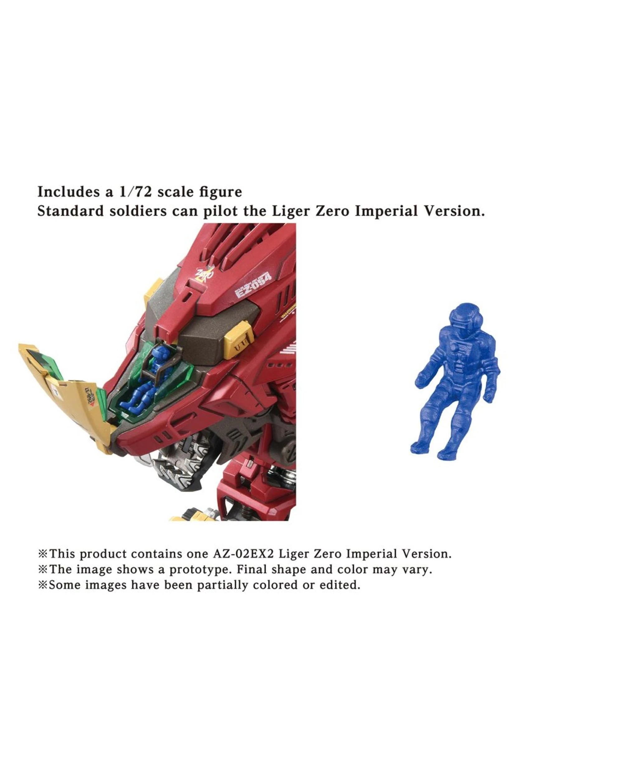 7 Takara Tomy T-Spark Zoids Advanced Zi Series AZ-02EX2 Liger Zero Empire Version 1/72 Scale Model Kit, 7 of 9