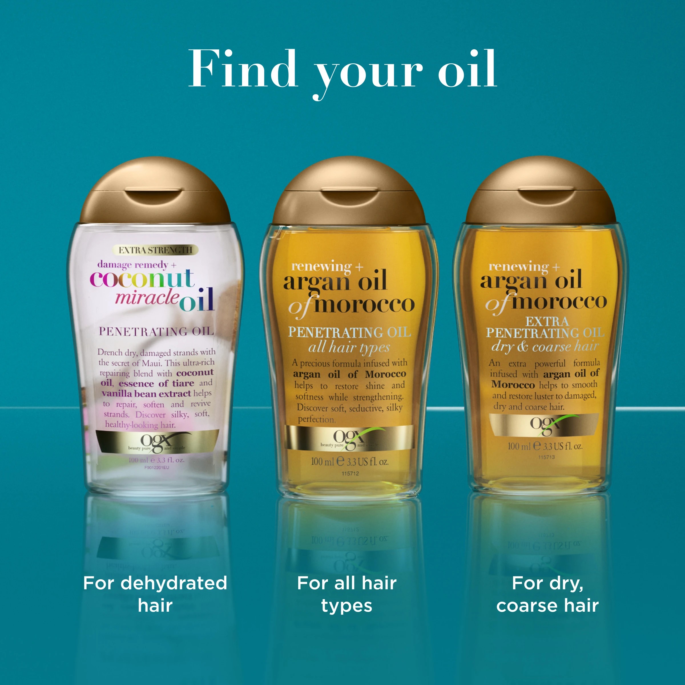 3 OGX Renewing + Argan Oil of Morocco Penetrating Oil 100ml, 3 of 5