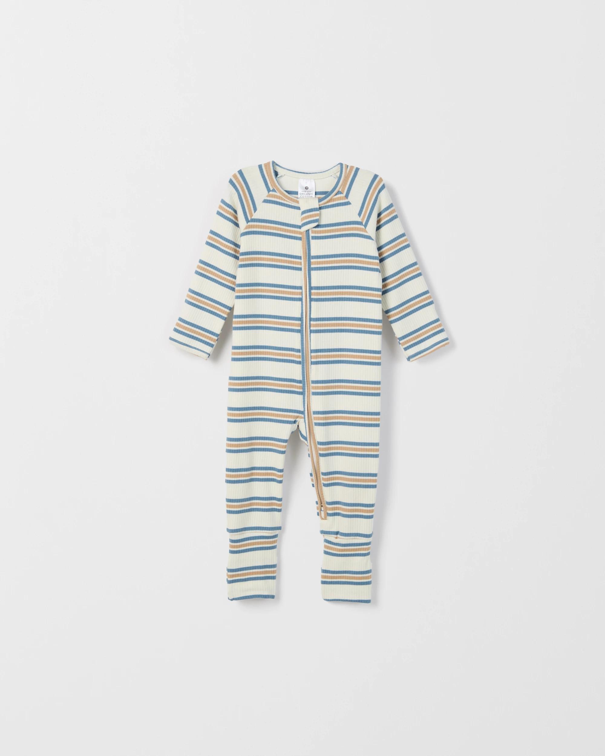 3 Target Baby Baby Organic Cotton Rib Zip Footless Coverall , 3 of 4
