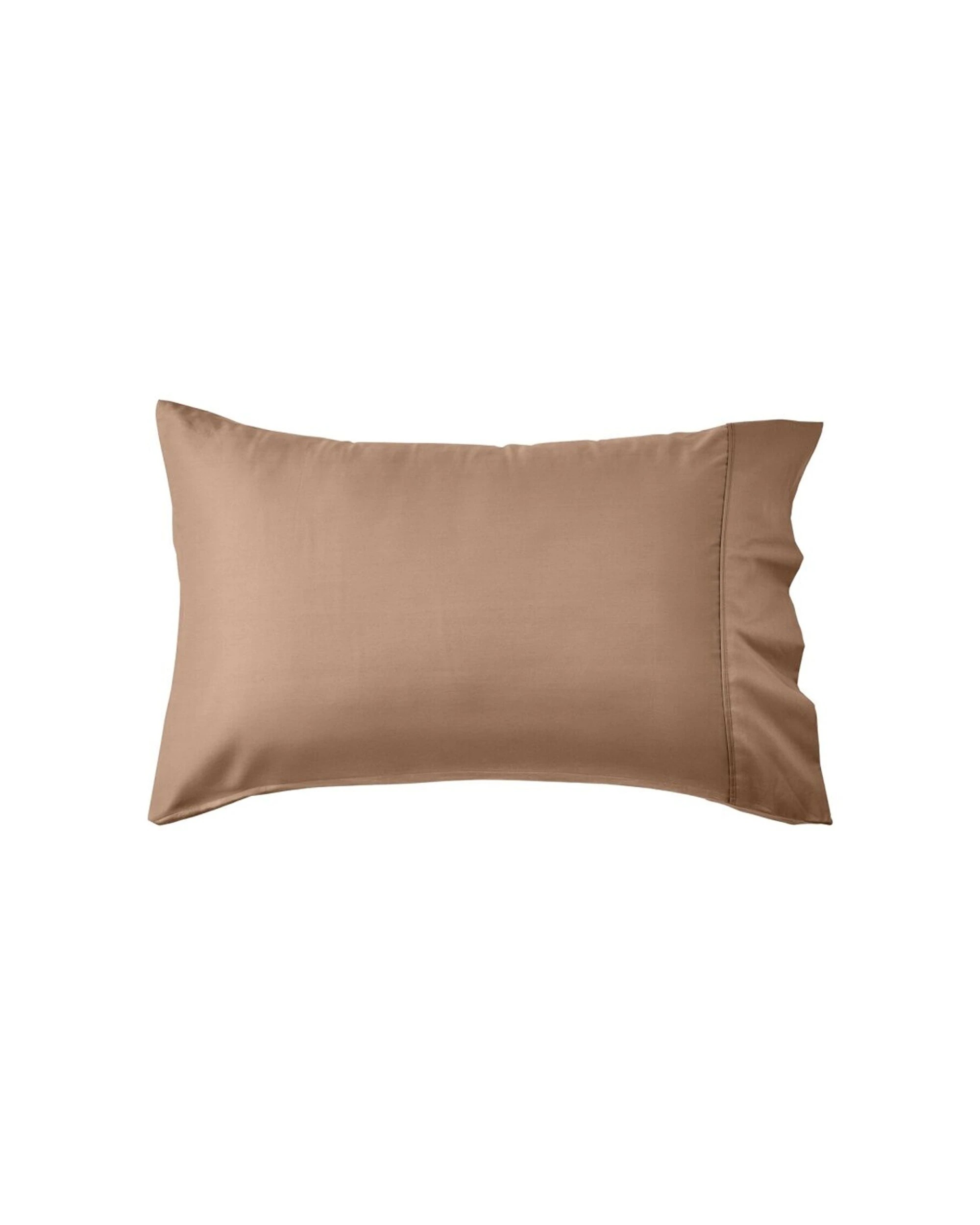2 Grosvenor House Egyptian Cotton Standard Pillowcases Clay 2pc 500TC - Brown, 2 of 3