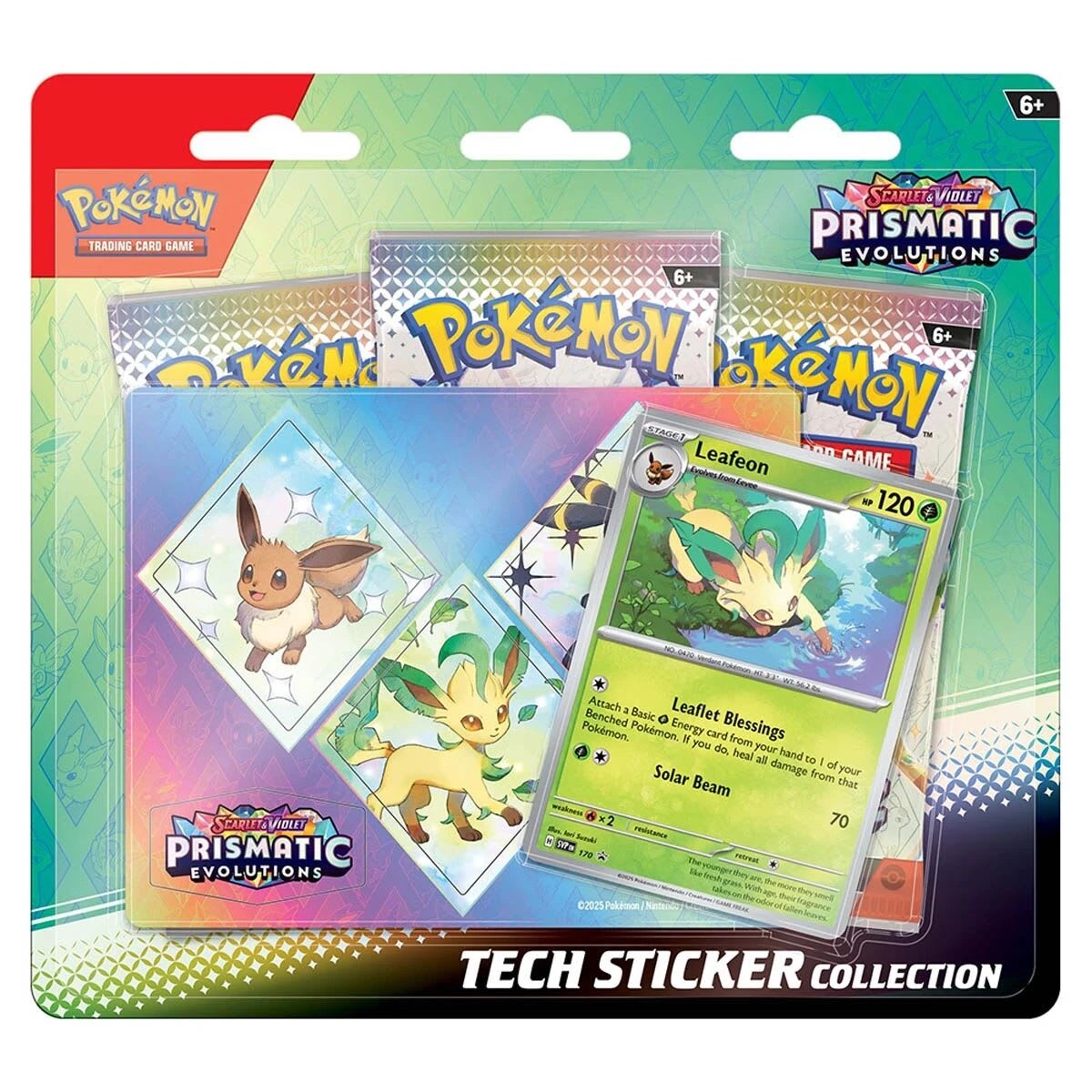 2 Pokemon Trading Card Game: Scarlet and Violet Prismatic Evolution Tech Sticker Collection - Assorted, 2 of 8