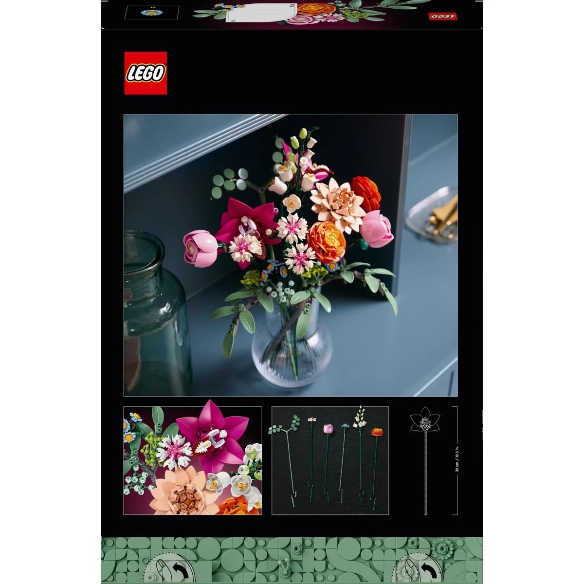 10 LEGO Botanicals Pretty Pink Flower Bouquet 10342, 10 of 10