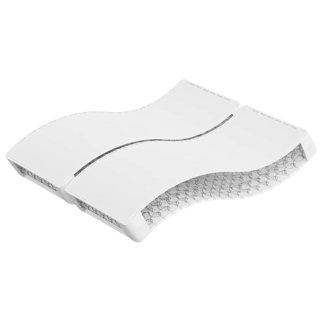 2 Vidaxl Foam Mattress - White - Queen Bed - White, 2 of 9