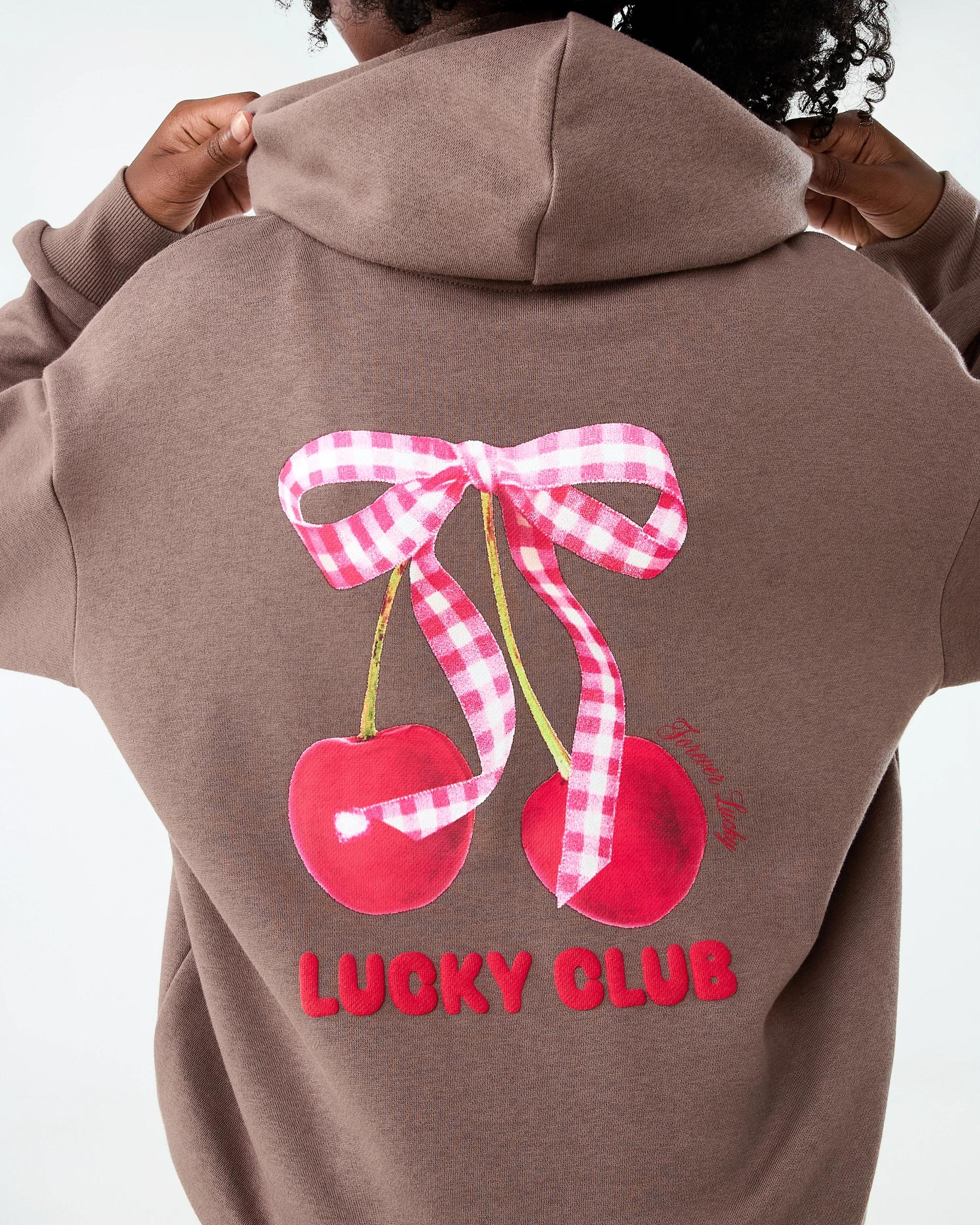 6 Oversized Hoodie Brwn Chrry, 6 of 8