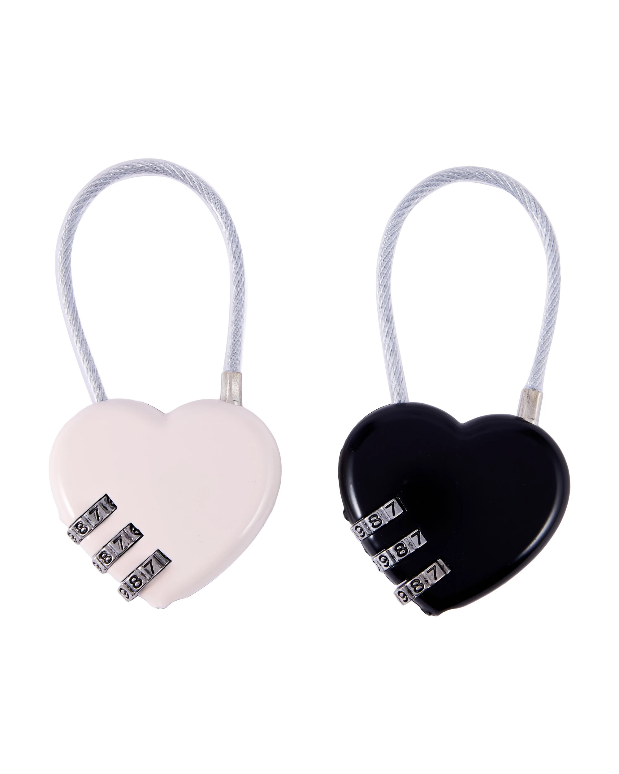 3 2 Pack Heart Lock - Assorted, 3 of 4