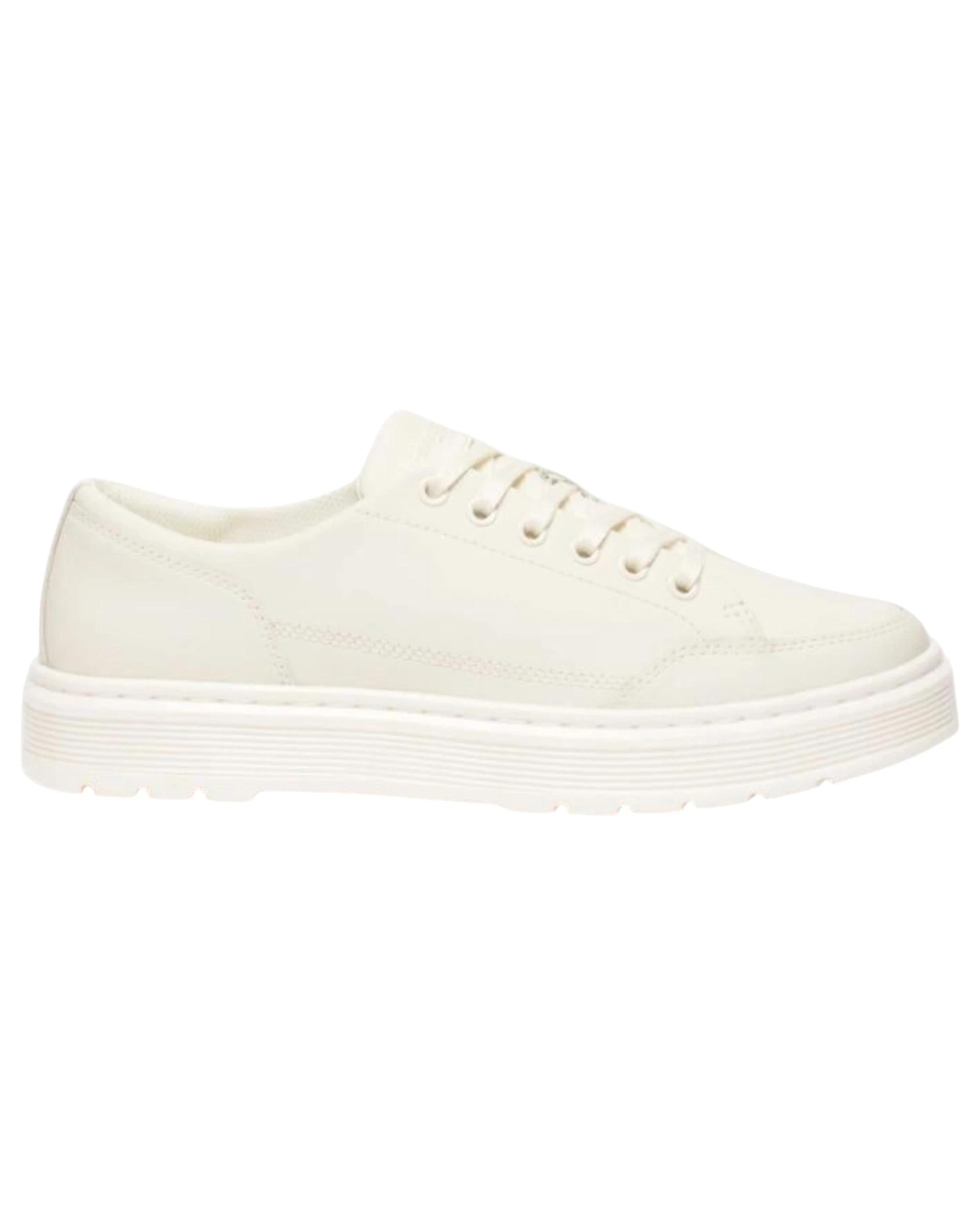 4 Dr. Martens Unisex Brookline 6 Eye Casual Shoes OFF WHITE CLASSIC NAPPA, 4 of 8