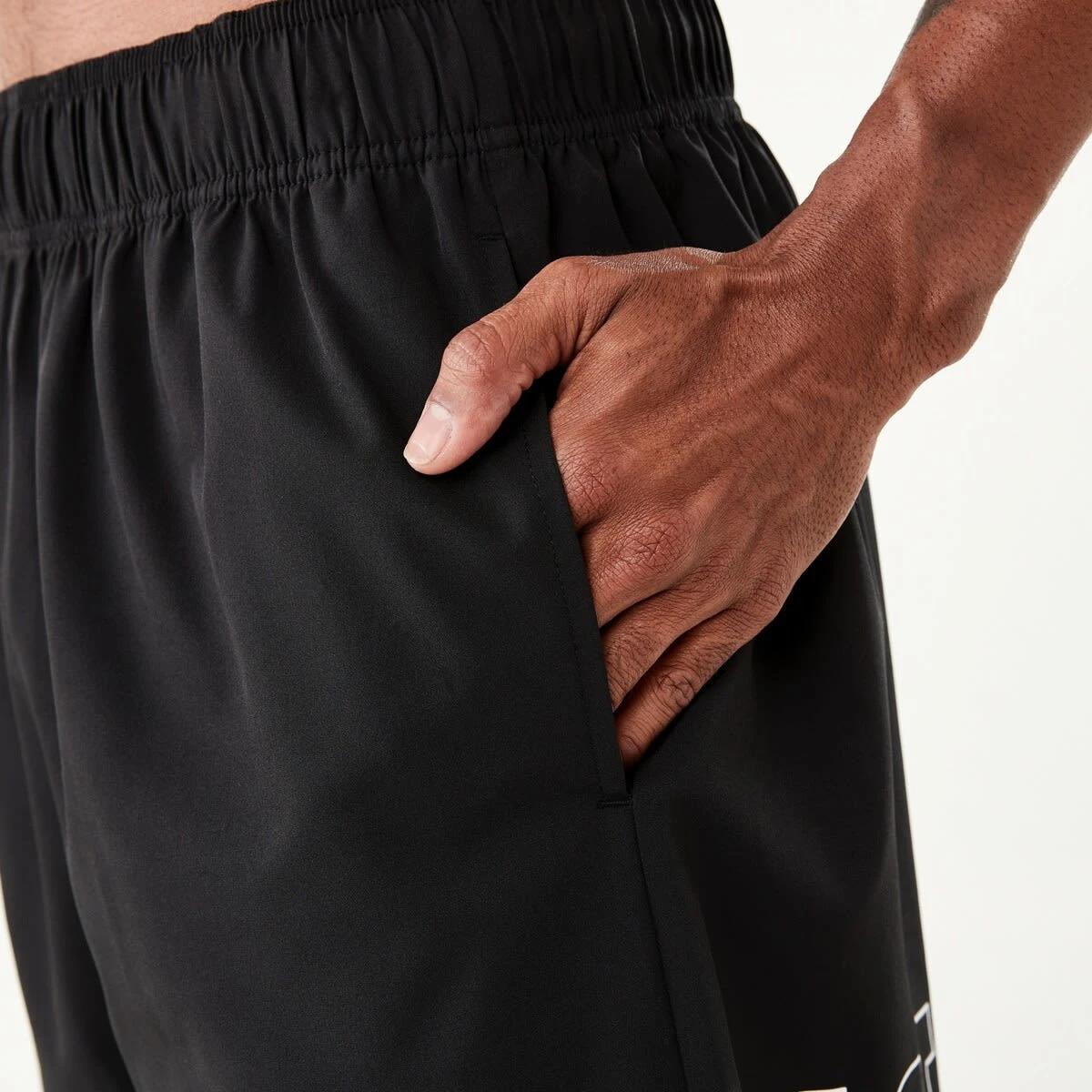 5 Active Mens Stretch Woven Shorts EVER BLACK, 5 of 7