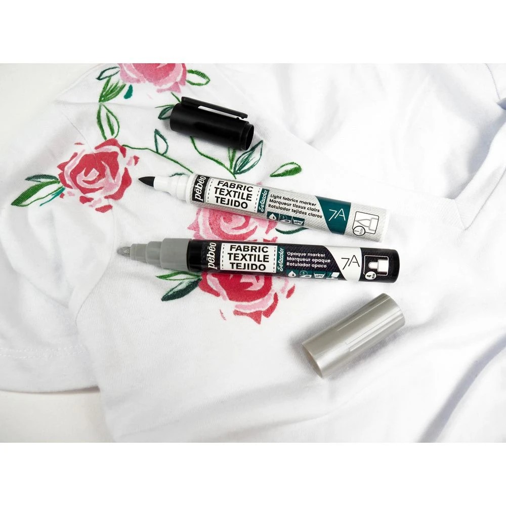 3 Pebeo 7A Opaque Marker 4mm Silver, 3 of 3