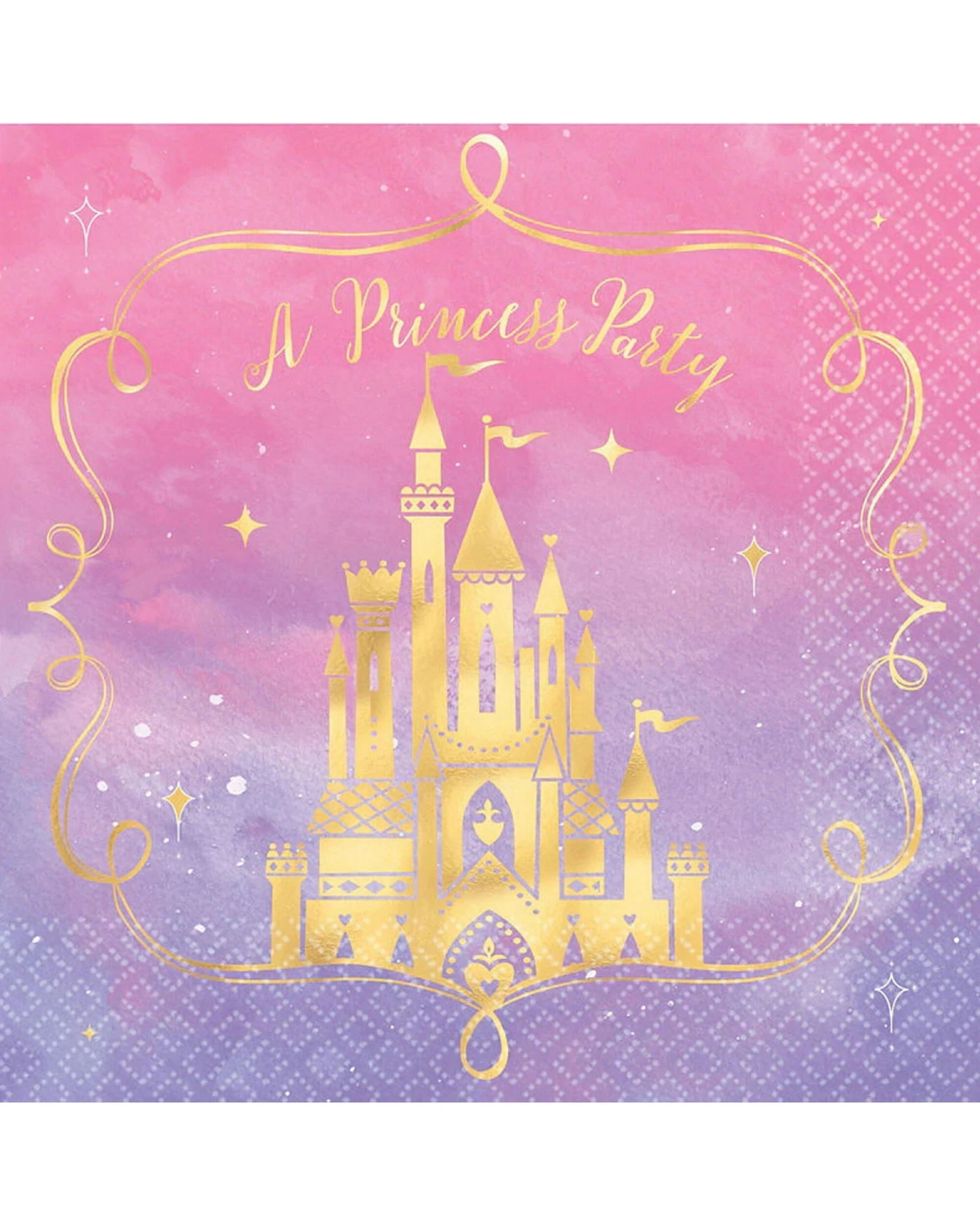 1 Disney Disney Princess Once Upon A Time Large Napkins Serviettes Pack of 16, 1 of 1