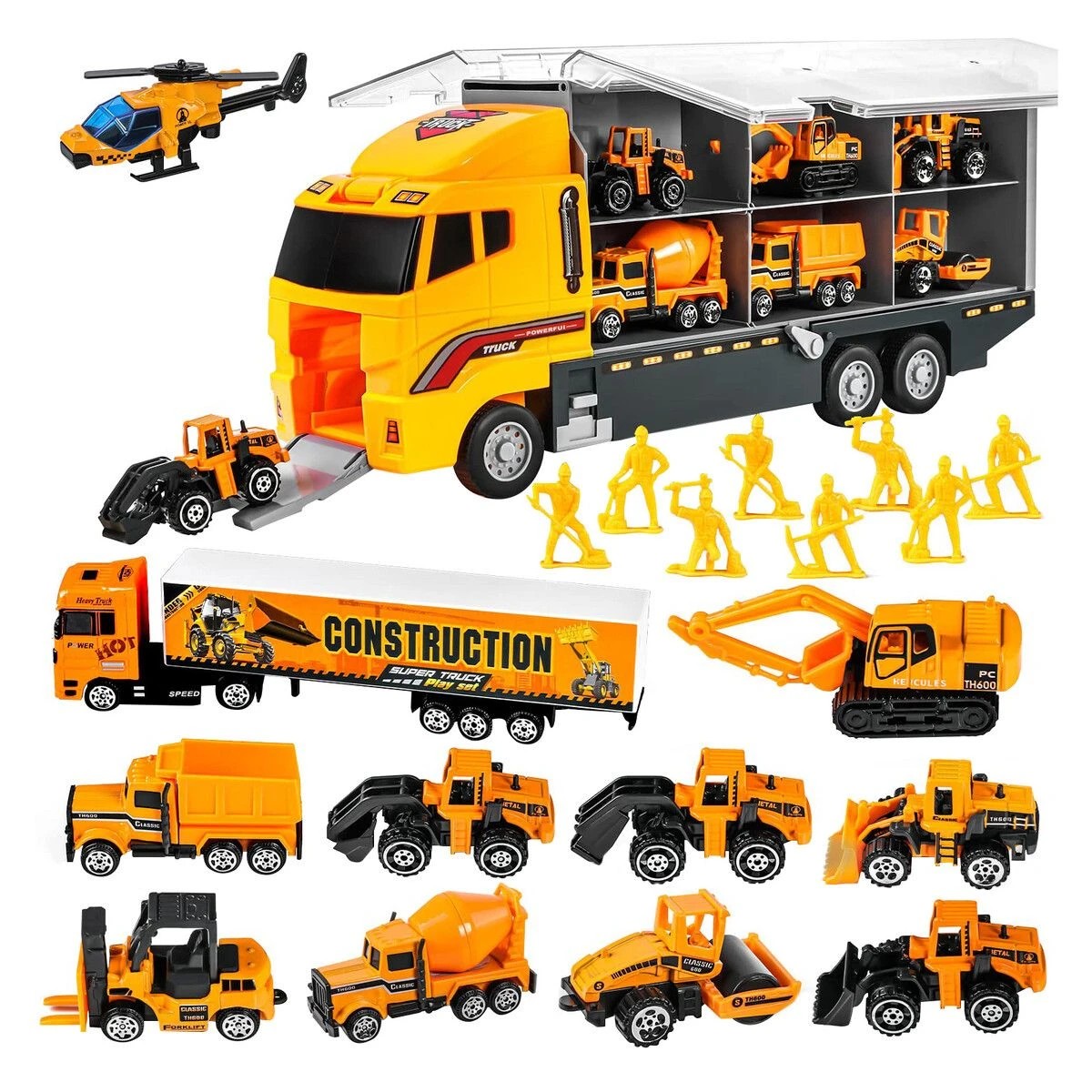 1 AUSWAY Construction Vehicle Mini Engineering Storage Truck Toys, 1 of 5